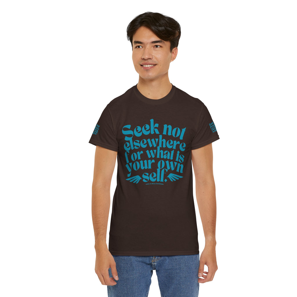 Seek Not Elsewhere (Aqua Edition) Unisex Heavy Cotton Tee