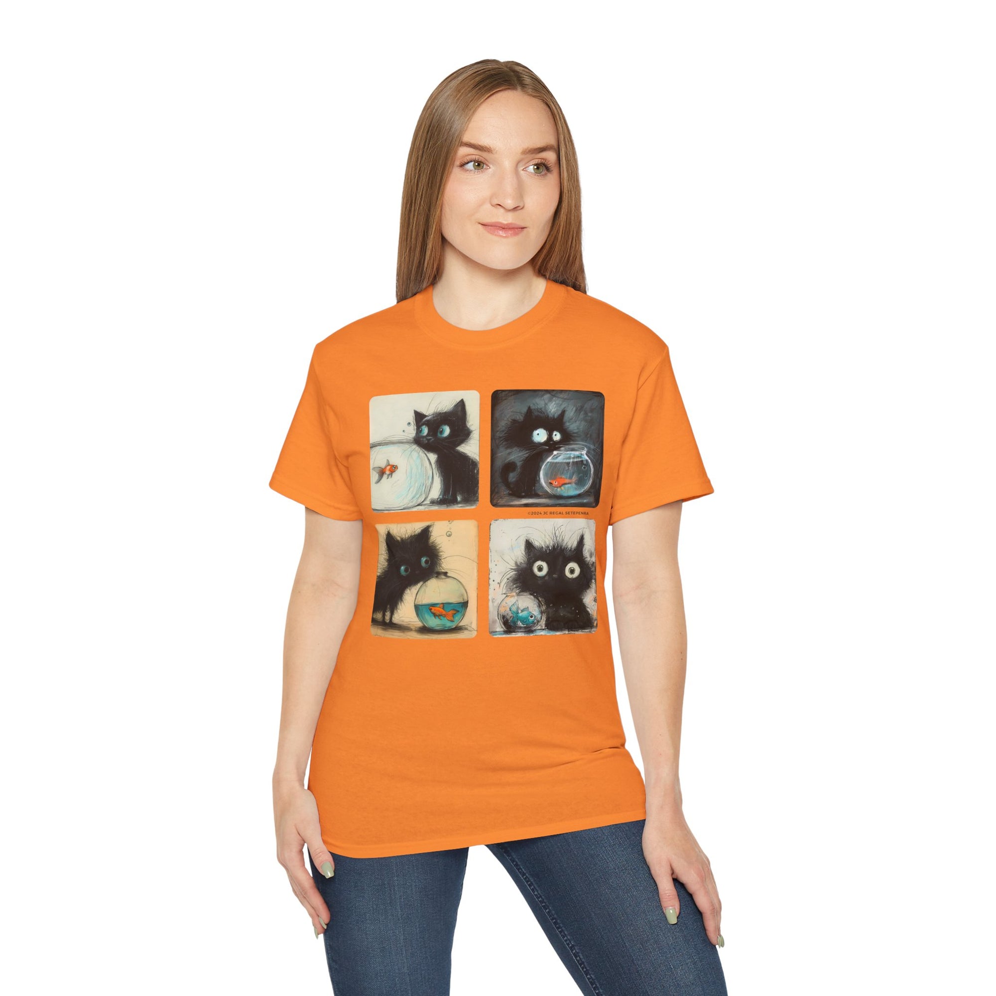 Fishy Kitty Unisex Ultra Cotton Tee