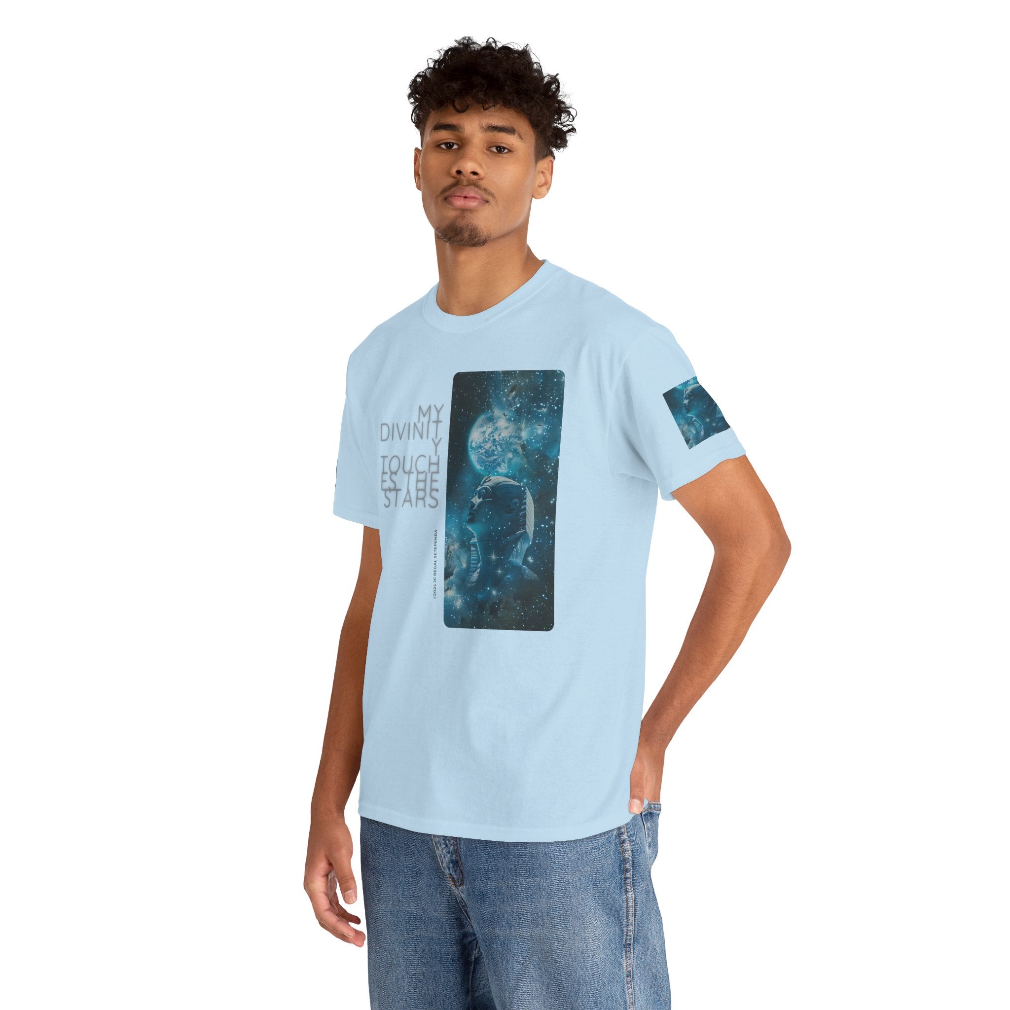 My Divinity Touches The Stars Unisex Heavy Cotton Tee