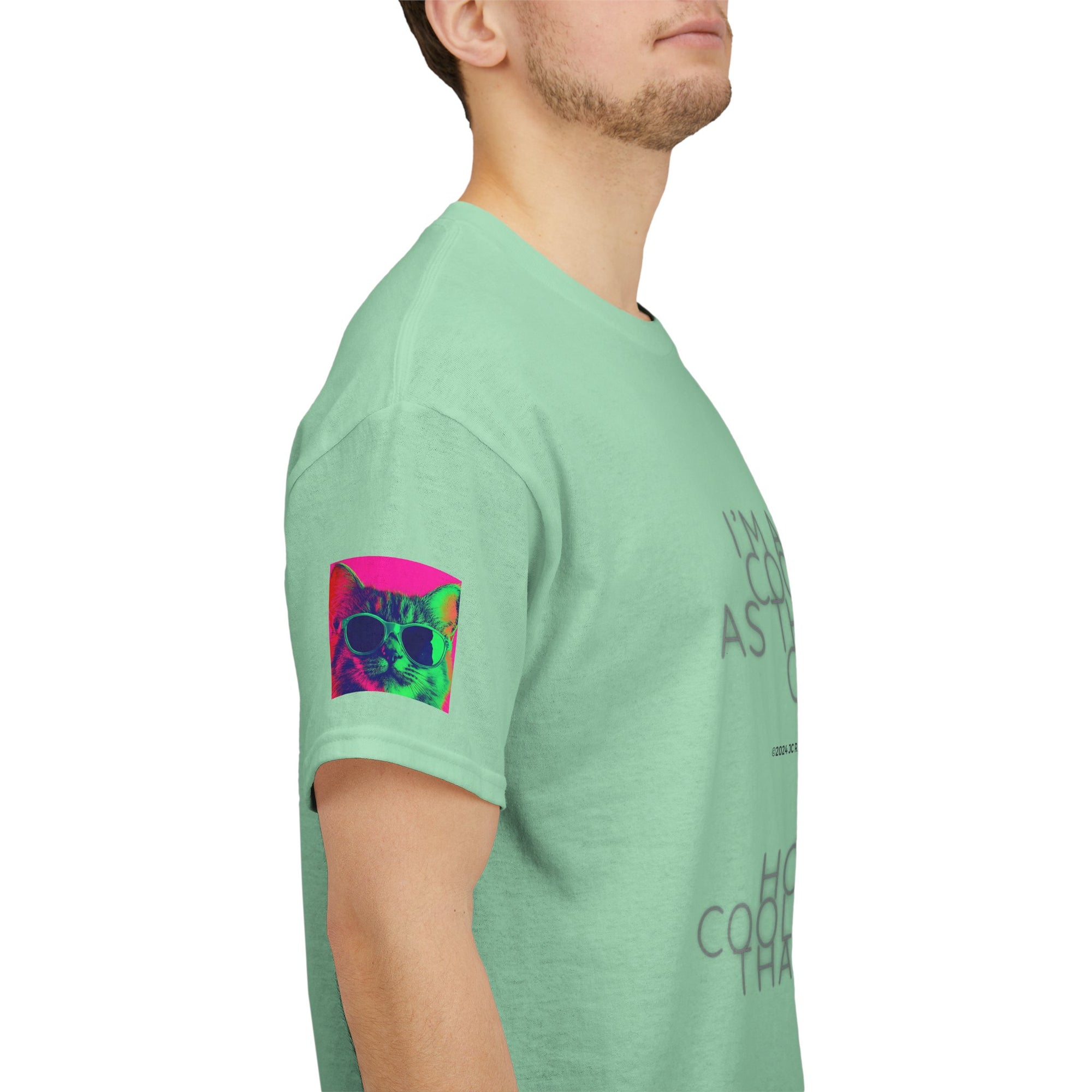 Cool Cat (Whiskers 1) Unisex Heavy Cotton Tee