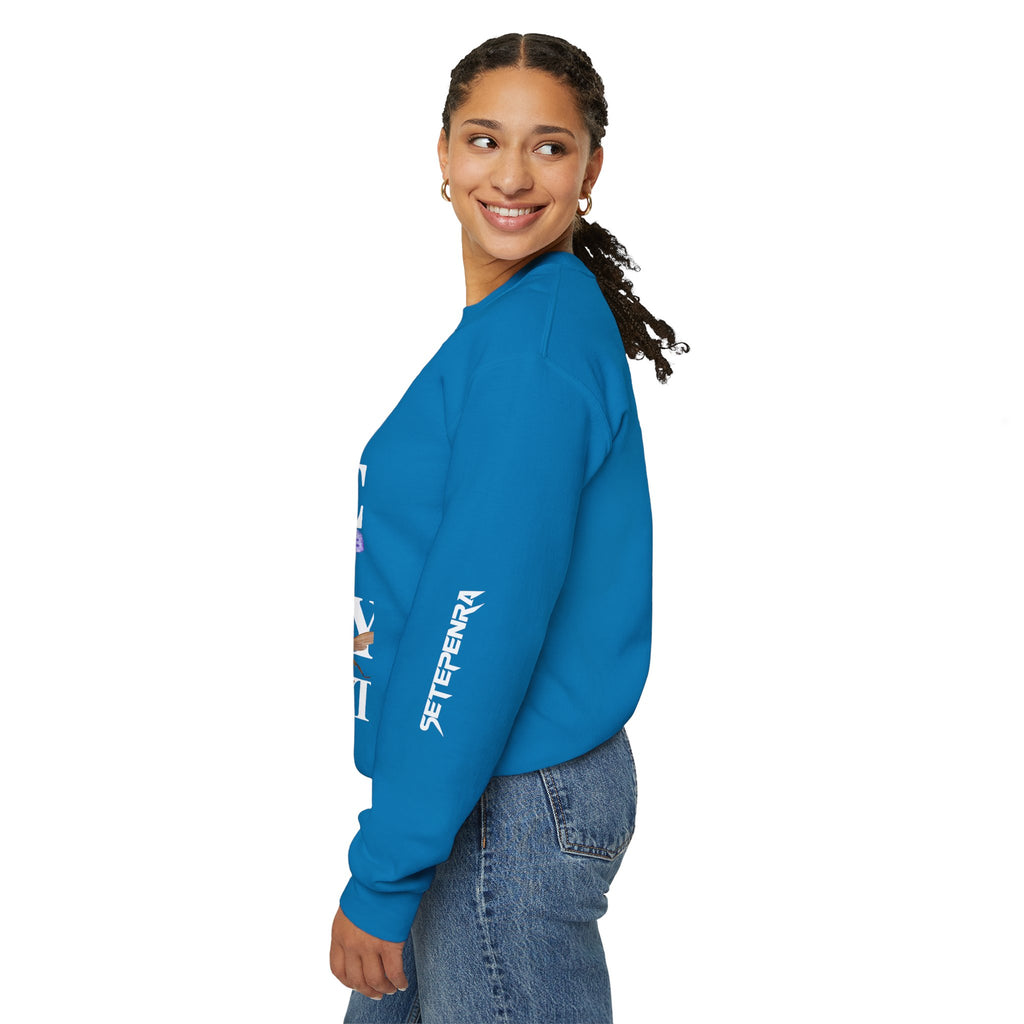 Channel It Unisex Heavy Blend™ Crewneck Sweatshirt (White Print)