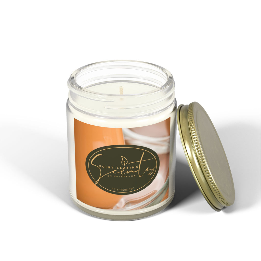 Scintillating Scents by SETEPENRA Scented Candles, Coconut Apricot Wax (4oz, 9oz)