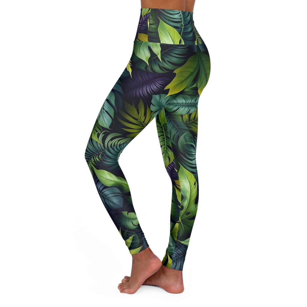 Royal Lush High Waisted Yoga Leggings SETEPENRA All Over Prints.