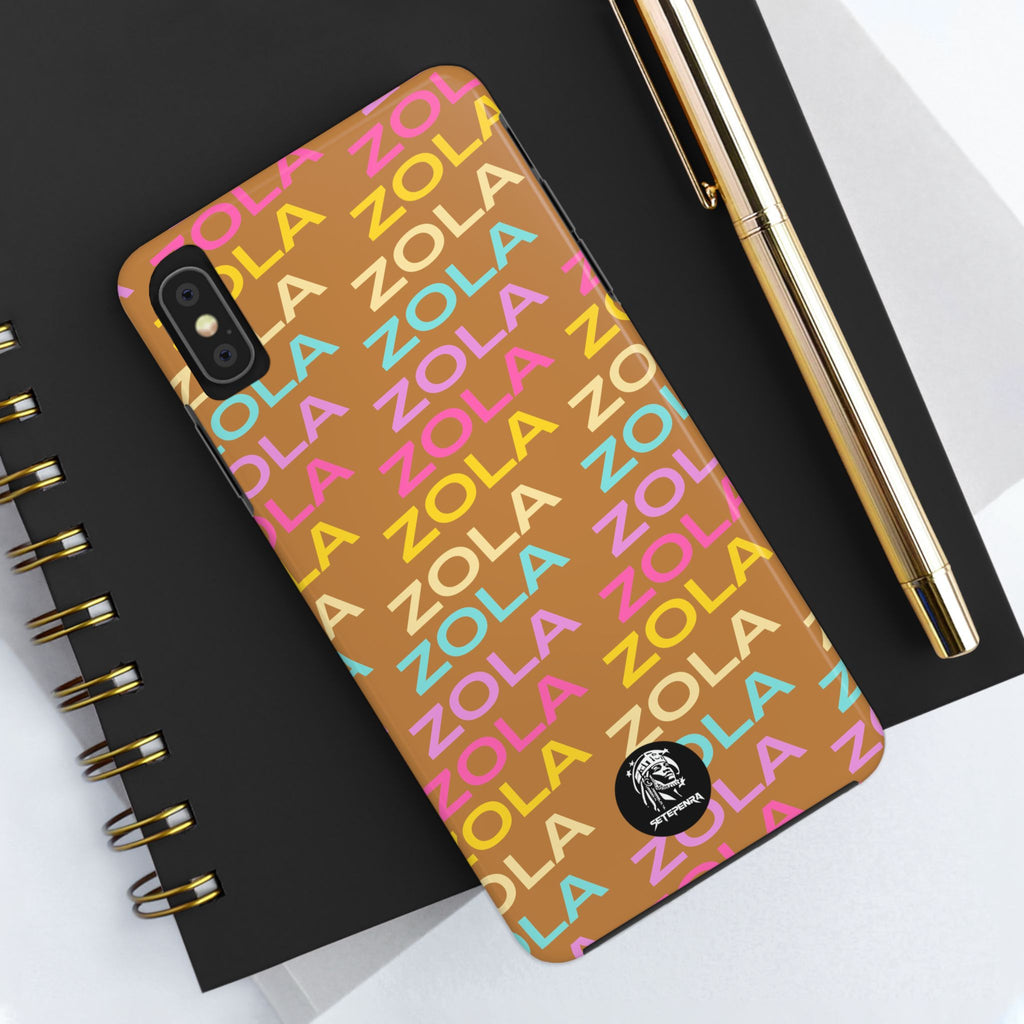 Zola Tough Phone Case (For iPhone, Galaxy & More) - Light Brown