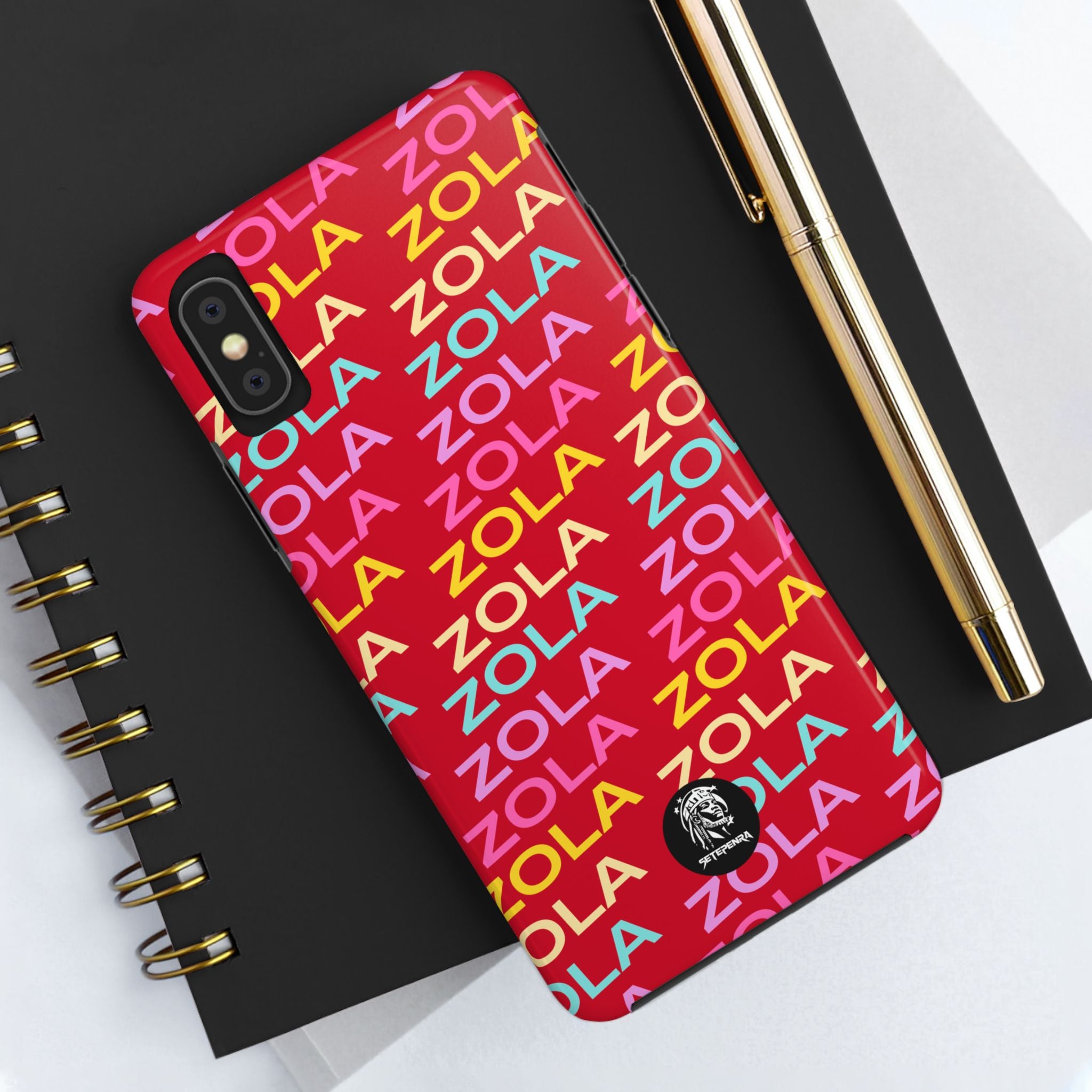 Zola Tough Phone Case (For iPhone, Galaxy & More) - Dark Red