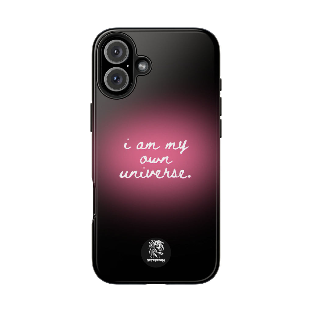 I Am My Own Universe Tough Phone Case (For iPhone, Galaxy & More) - Black