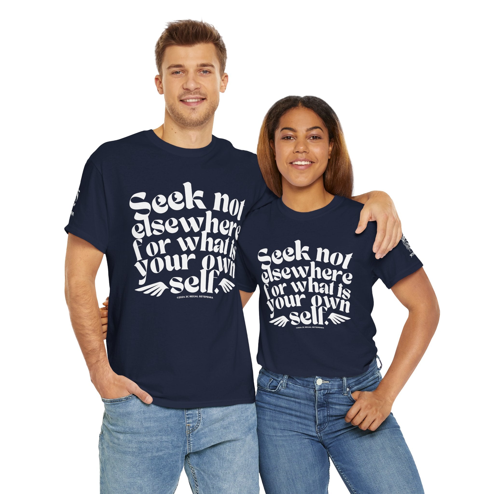 Seek Not Elsewhere Unisex Heavy Cotton Tee