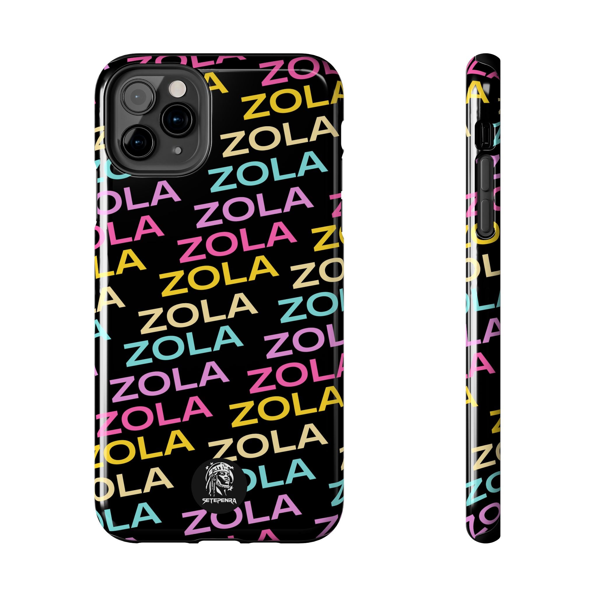 Zola Tough Phone Case (For iPhone, Galaxy & More) - Black SETEPENRA Phone Case.