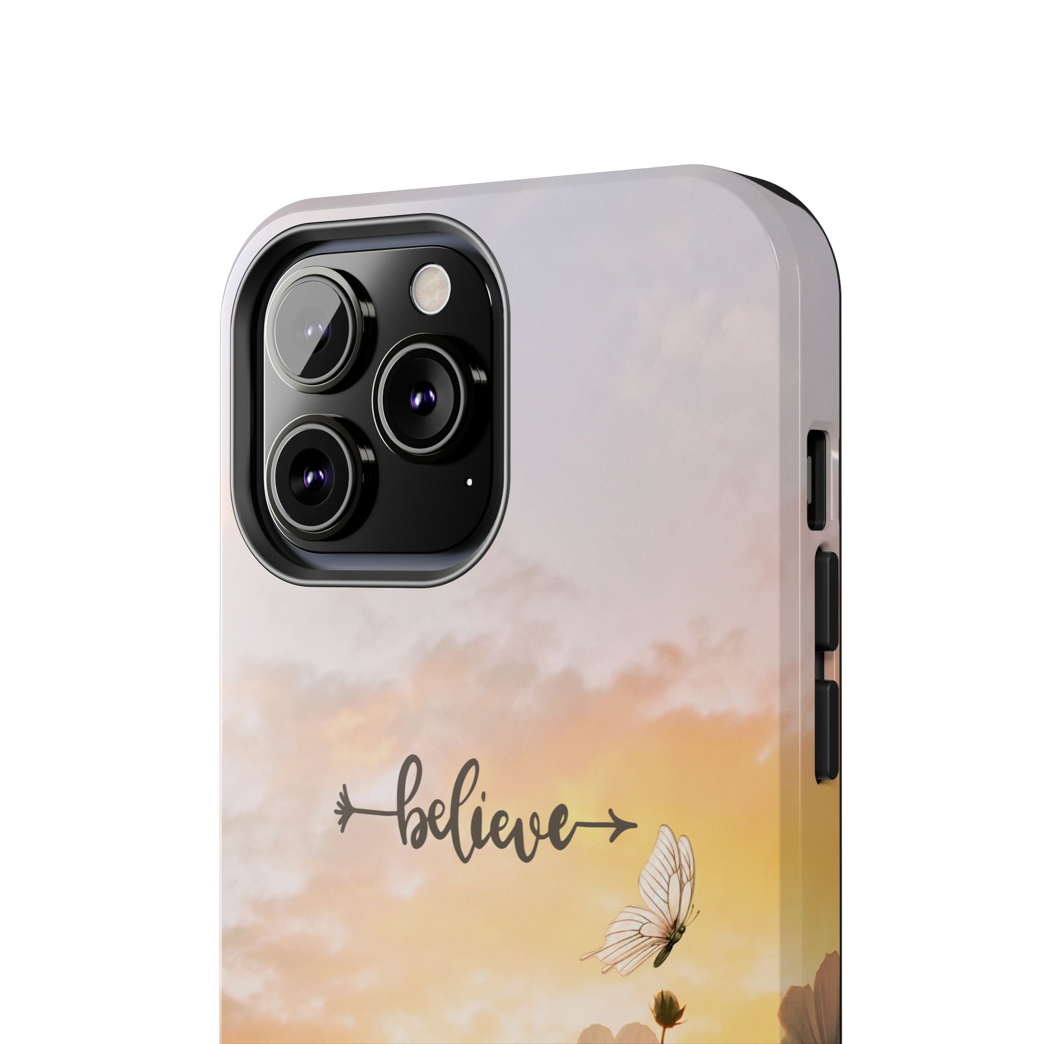 Believe Tough Phone Case (For iPhone, Galaxy & More) - Aesthetic Flower