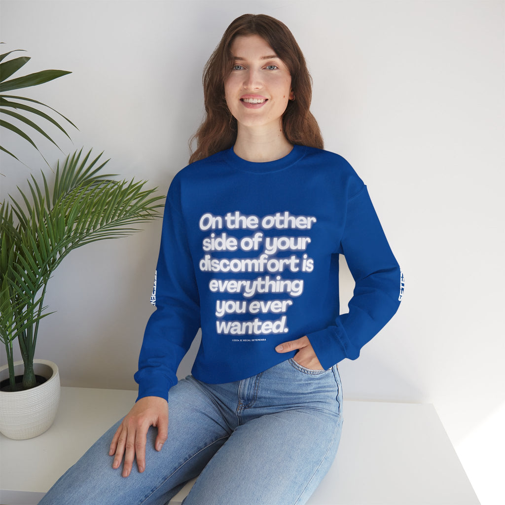 On The Other Side Unisex Heavy Blend™ Crewneck Sweatshirt SETEPENRA Sweatshirt.