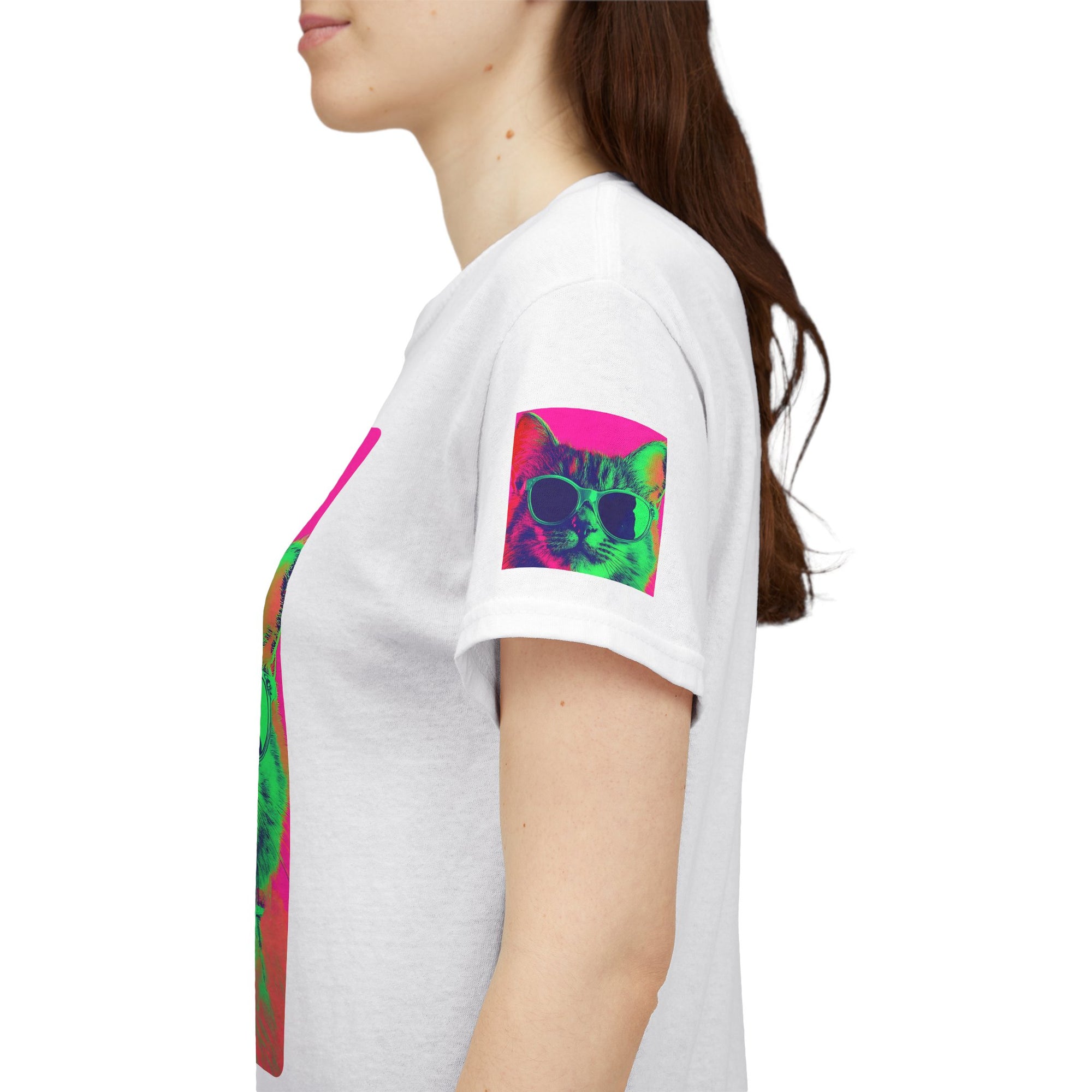 Cool Cat (Whiskers 1) Unisex Heavy Cotton Tee