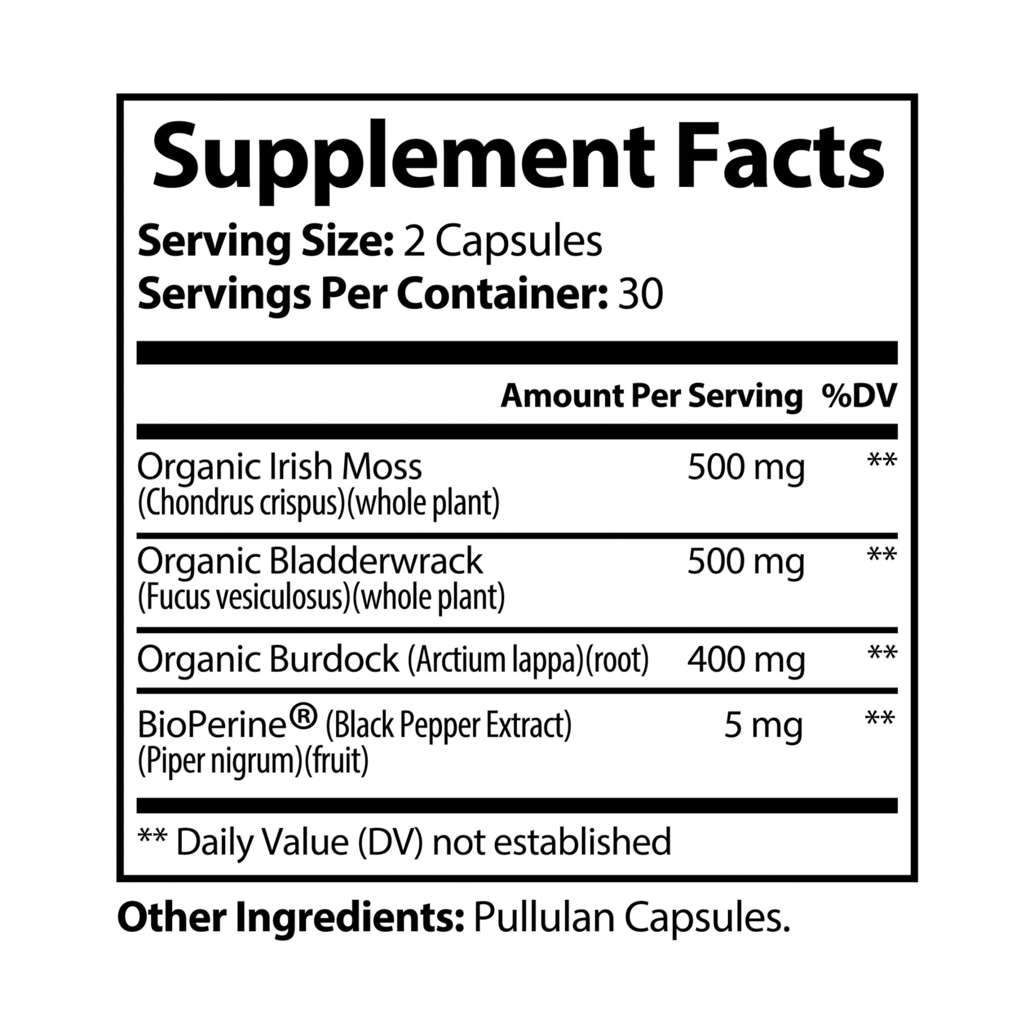 SETEPENRA Goodstuff Sea Moss Supplement (60 Capsules)