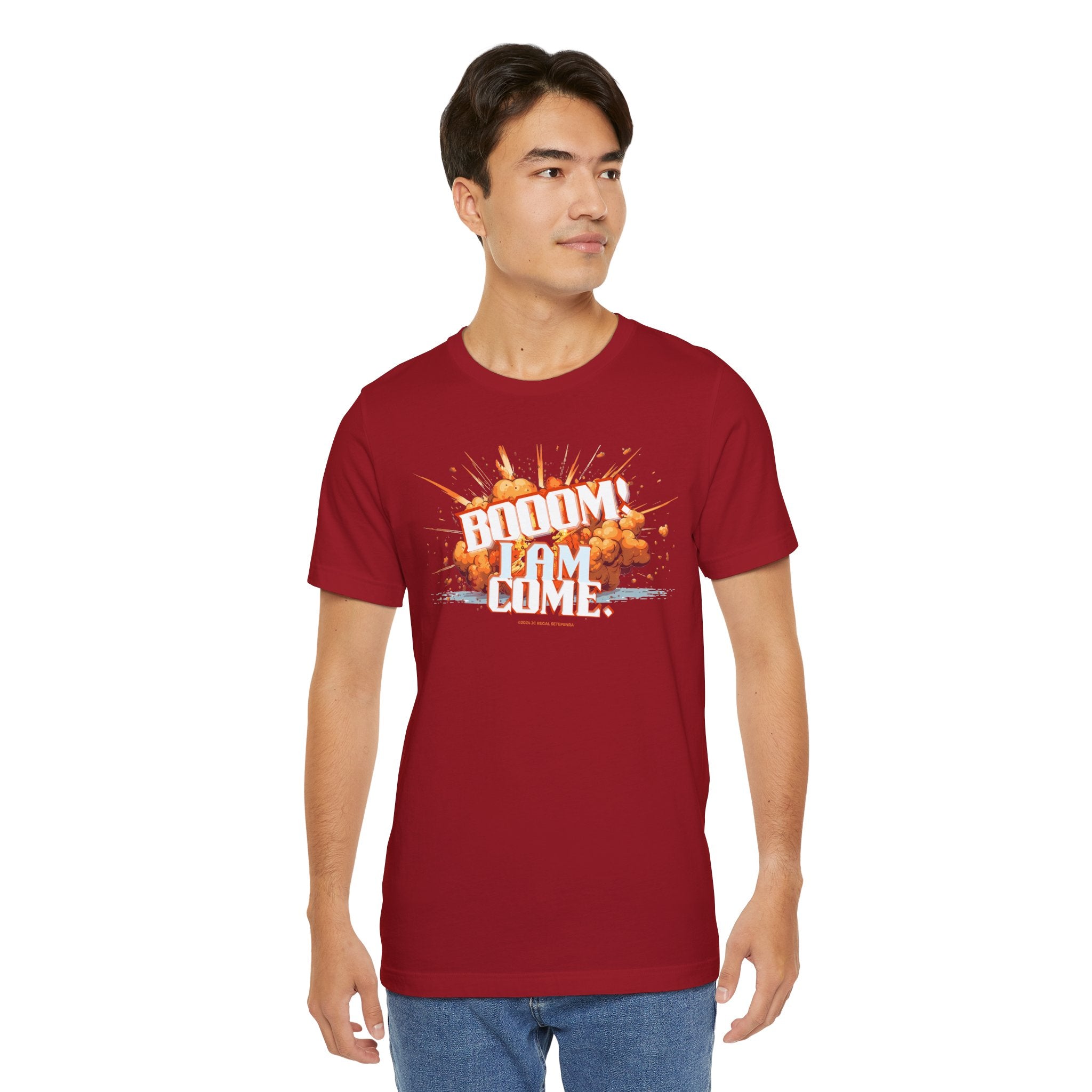 BOOOM! I AM COME Unisex Jersey Short Sleeve Tee