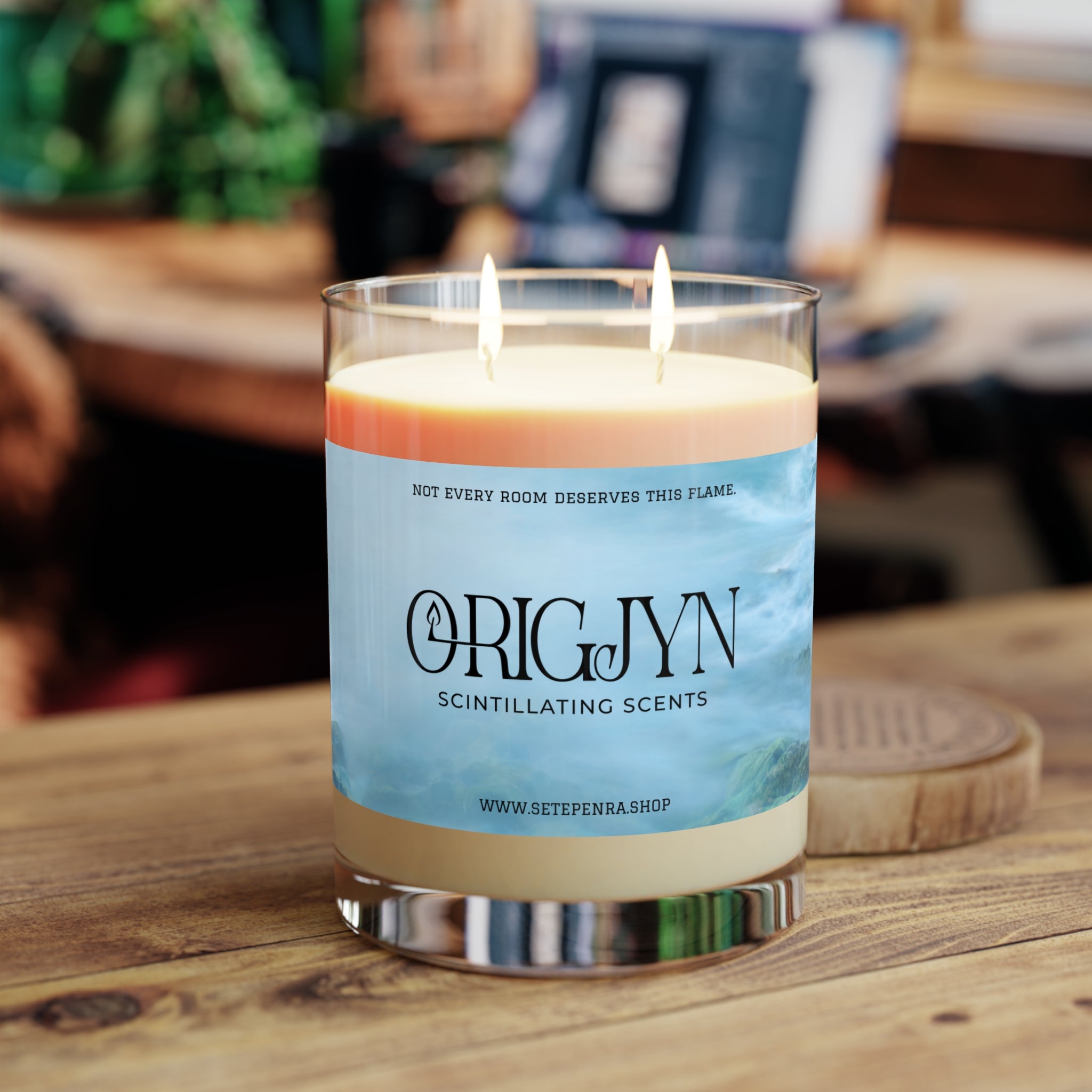 Origjyn Scintillating Scents 11oz Glass Scented Candle – Full Glass, Luxury Home Fragrance