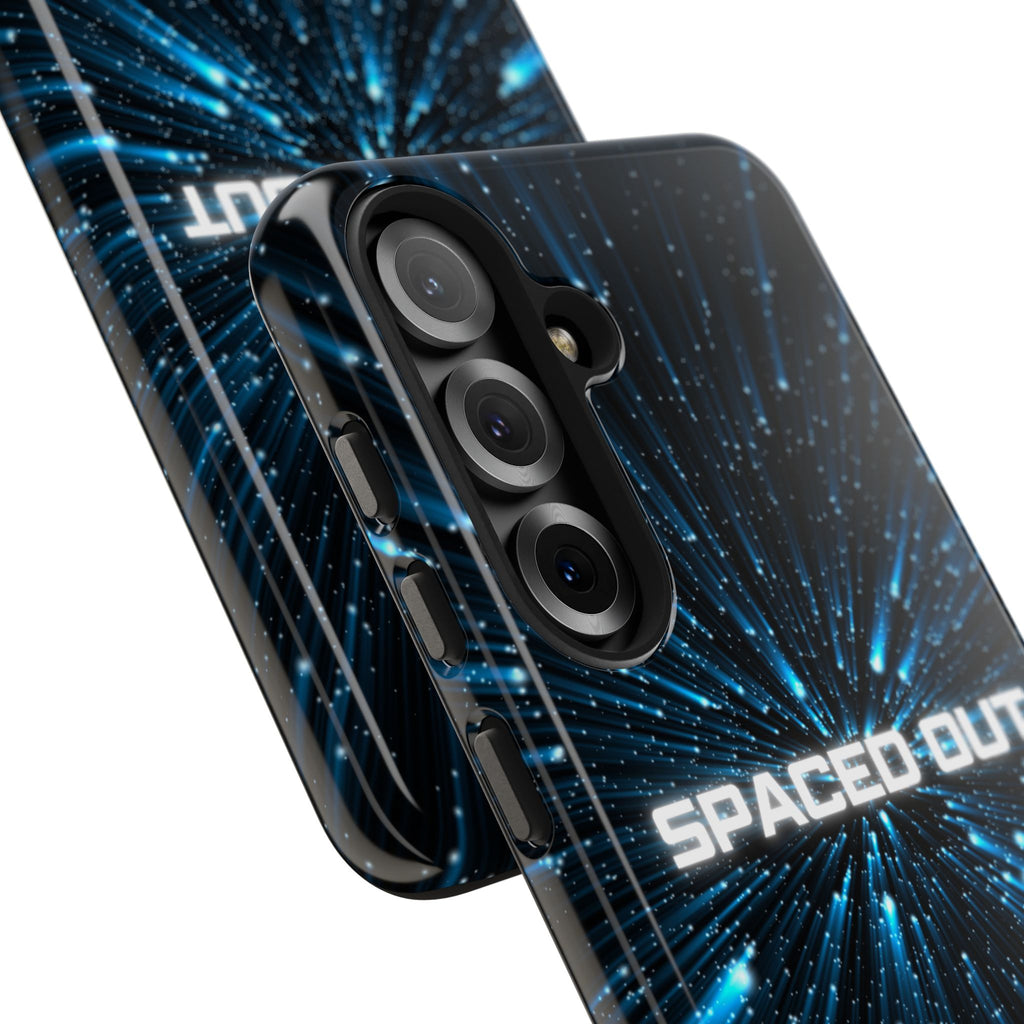 Spaced Out Tough Phone Case — Cosmic Space Warp Protective Cover