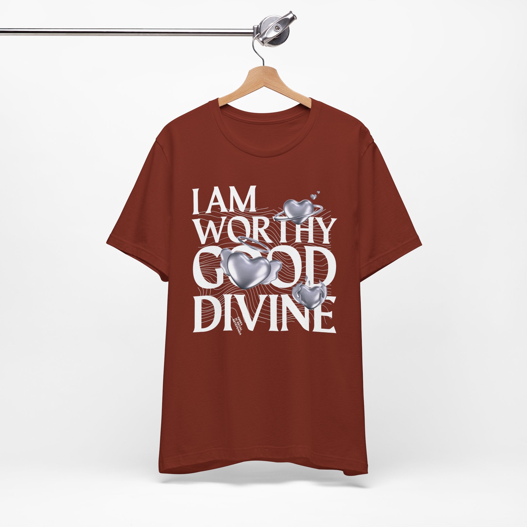 I AM WORTHY GOOD DIVINE Unisex Jersey Short Sleeve Tee