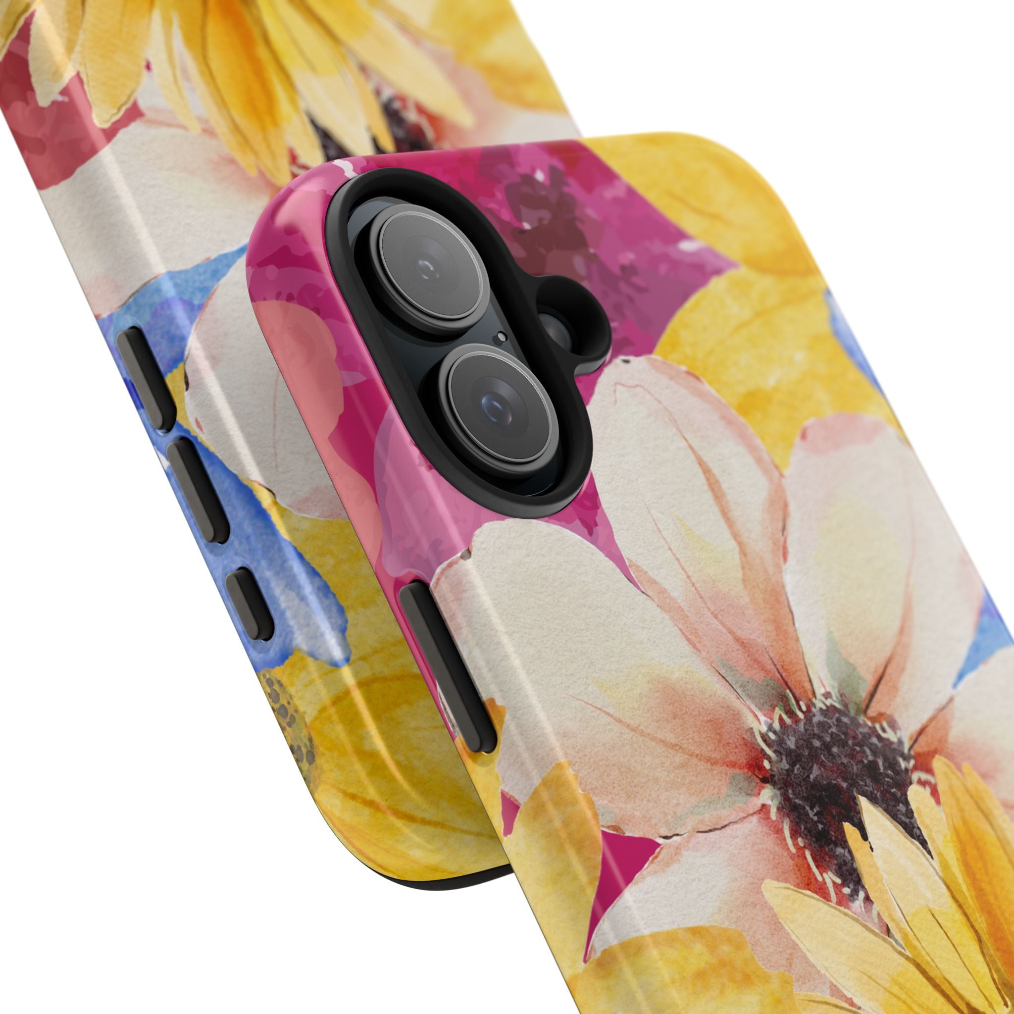 Watercolor Flowers Tough Phone Case (For iPhone, Galaxy & More)