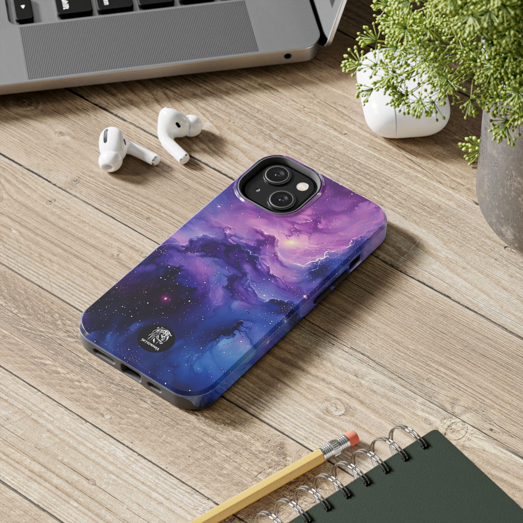 Purple Cosmos Tough Phone Case (For iPhone, Galaxy & More)