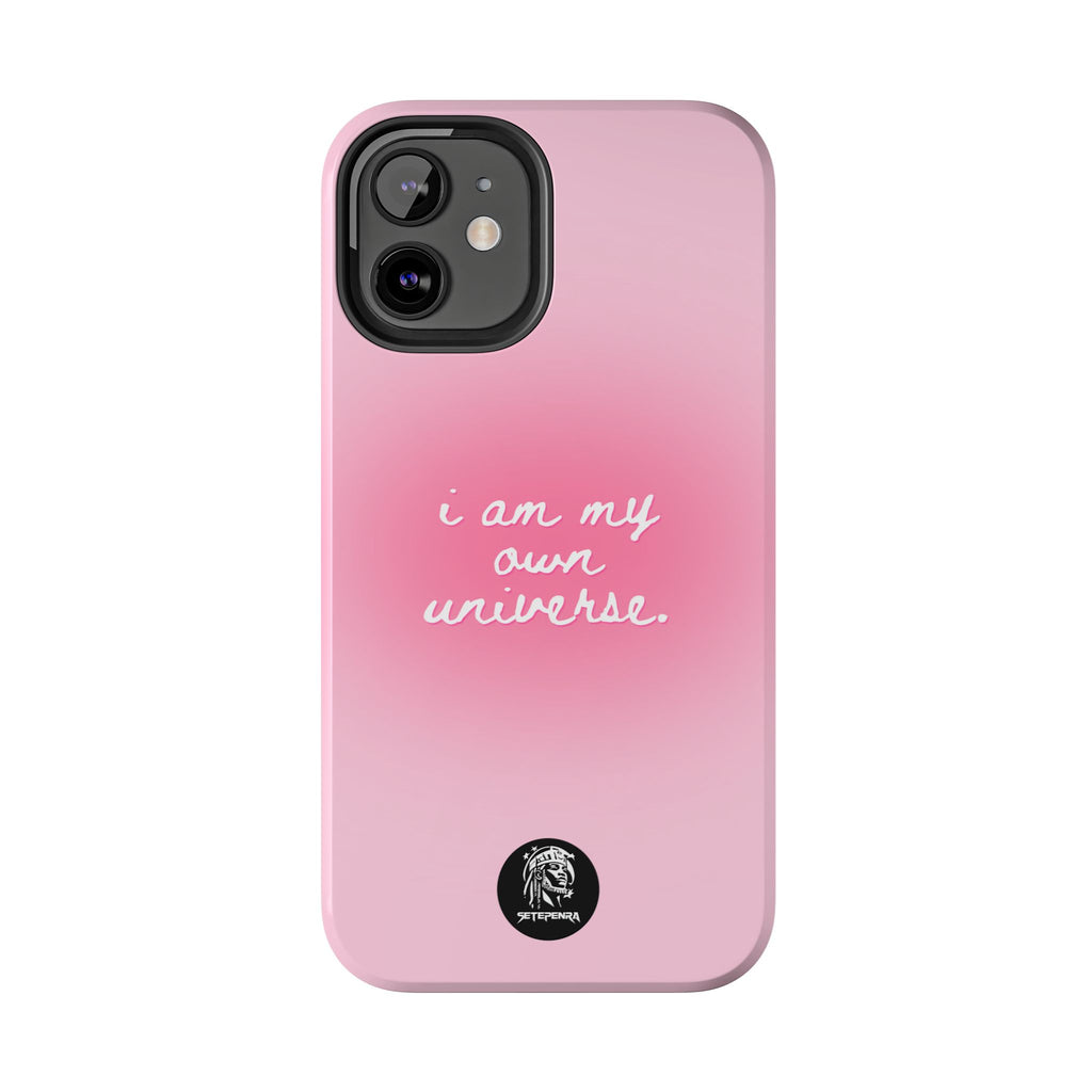 I Am My Own Universe Tough Phone Case (For iPhone, Galaxy & More) - Light Pink