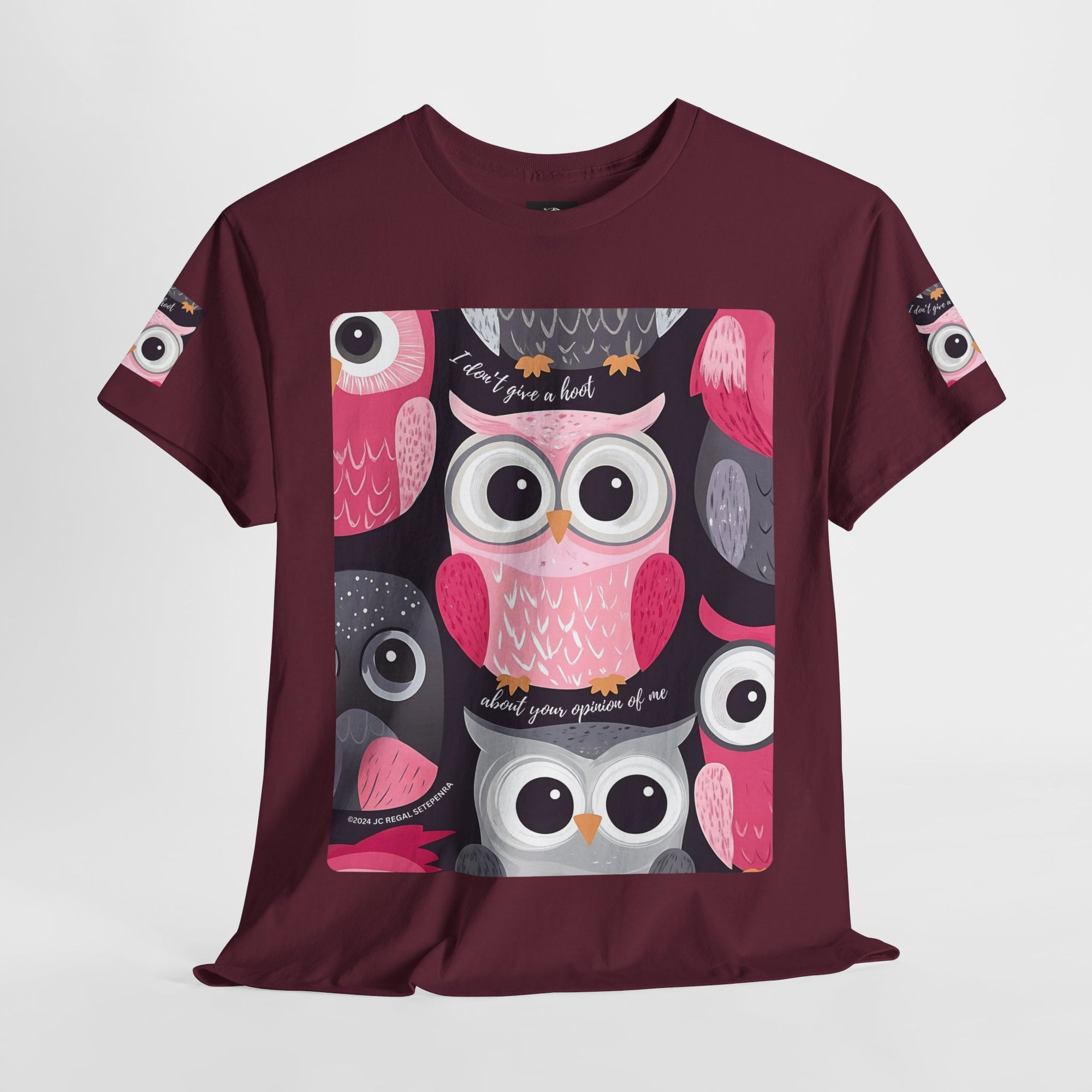 Don't Give A Hoot Unisex Heavy Cotton Tee