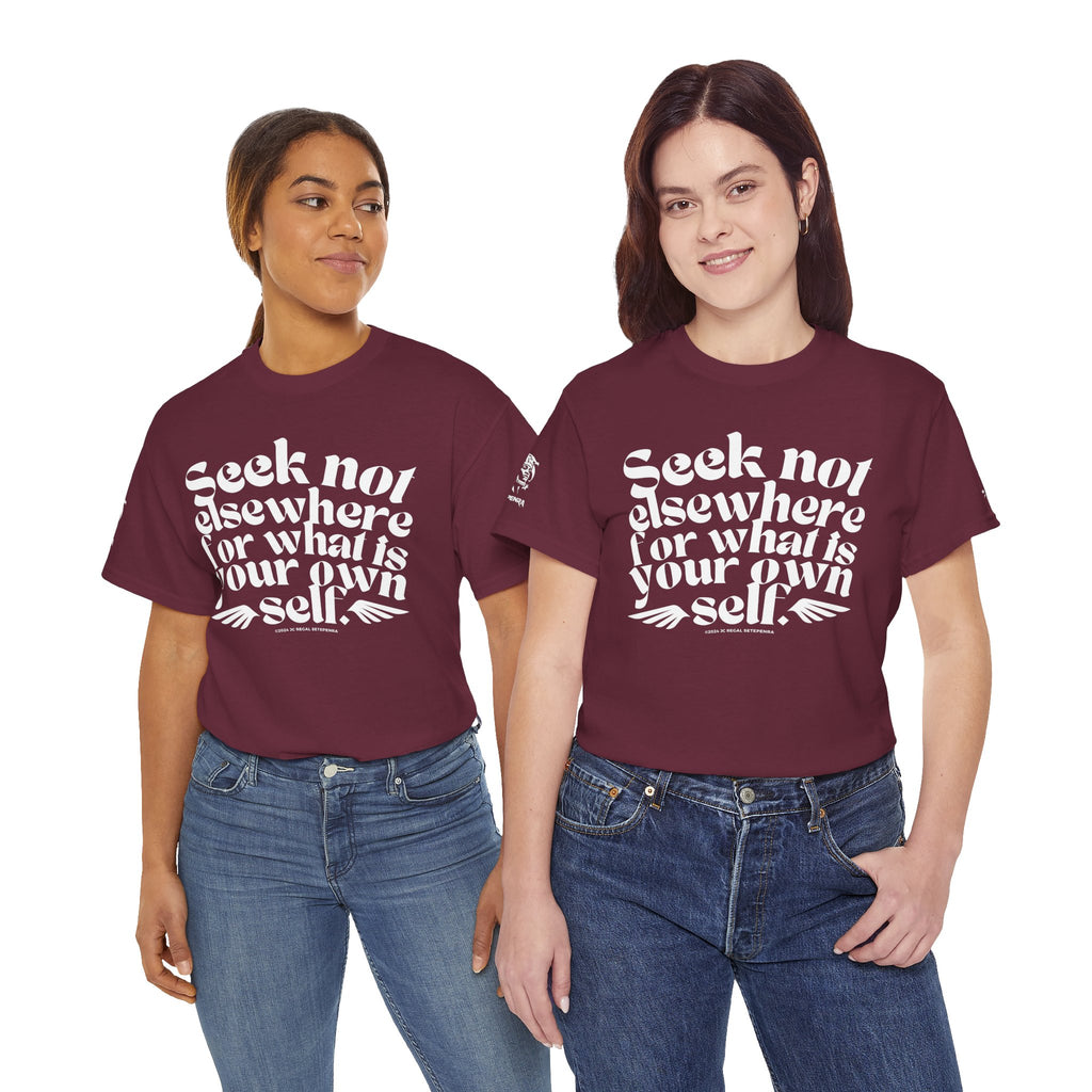 Seek Not Elsewhere Unisex Heavy Cotton Tee