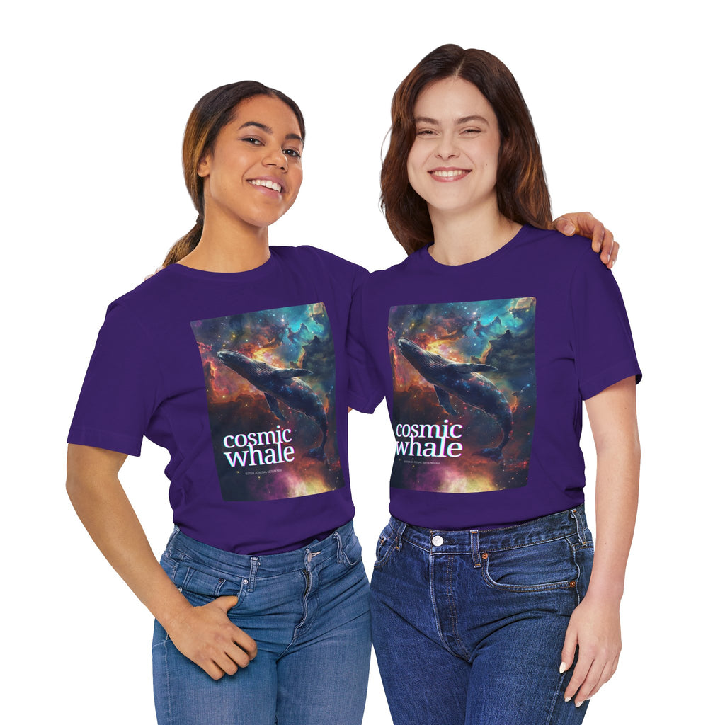 Cosmic Whale Unisex Jersey Short Sleeve Tee