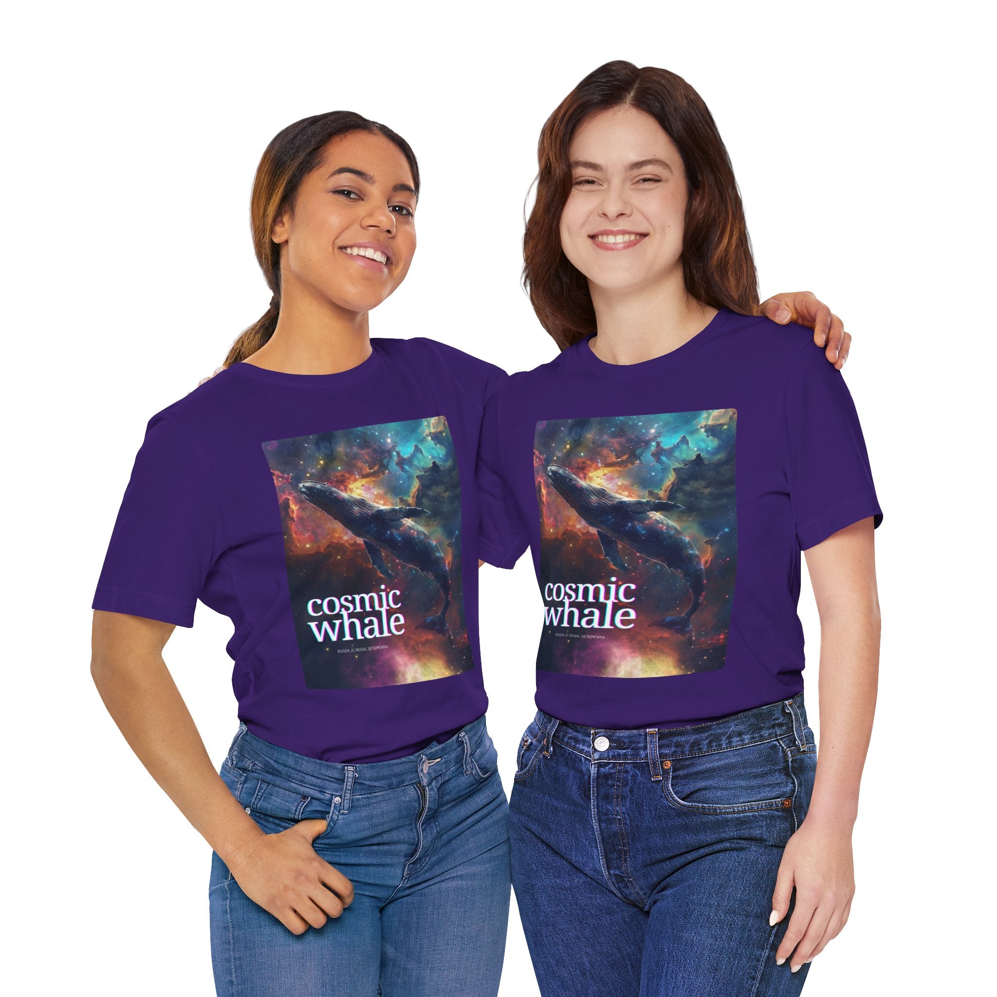 Cosmic Whale Unisex Jersey Short Sleeve Tee