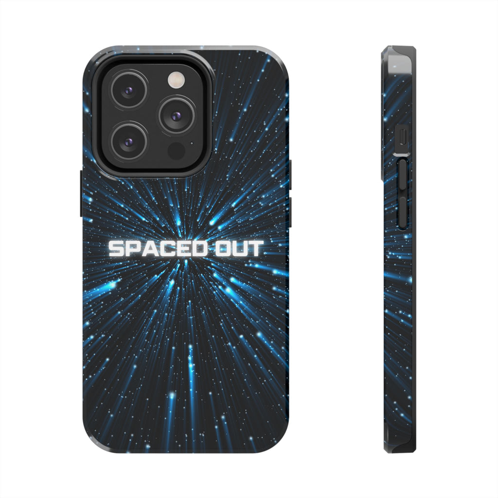 Spaced Out Tough Phone Case — Cosmic Space Warp Protective Cover