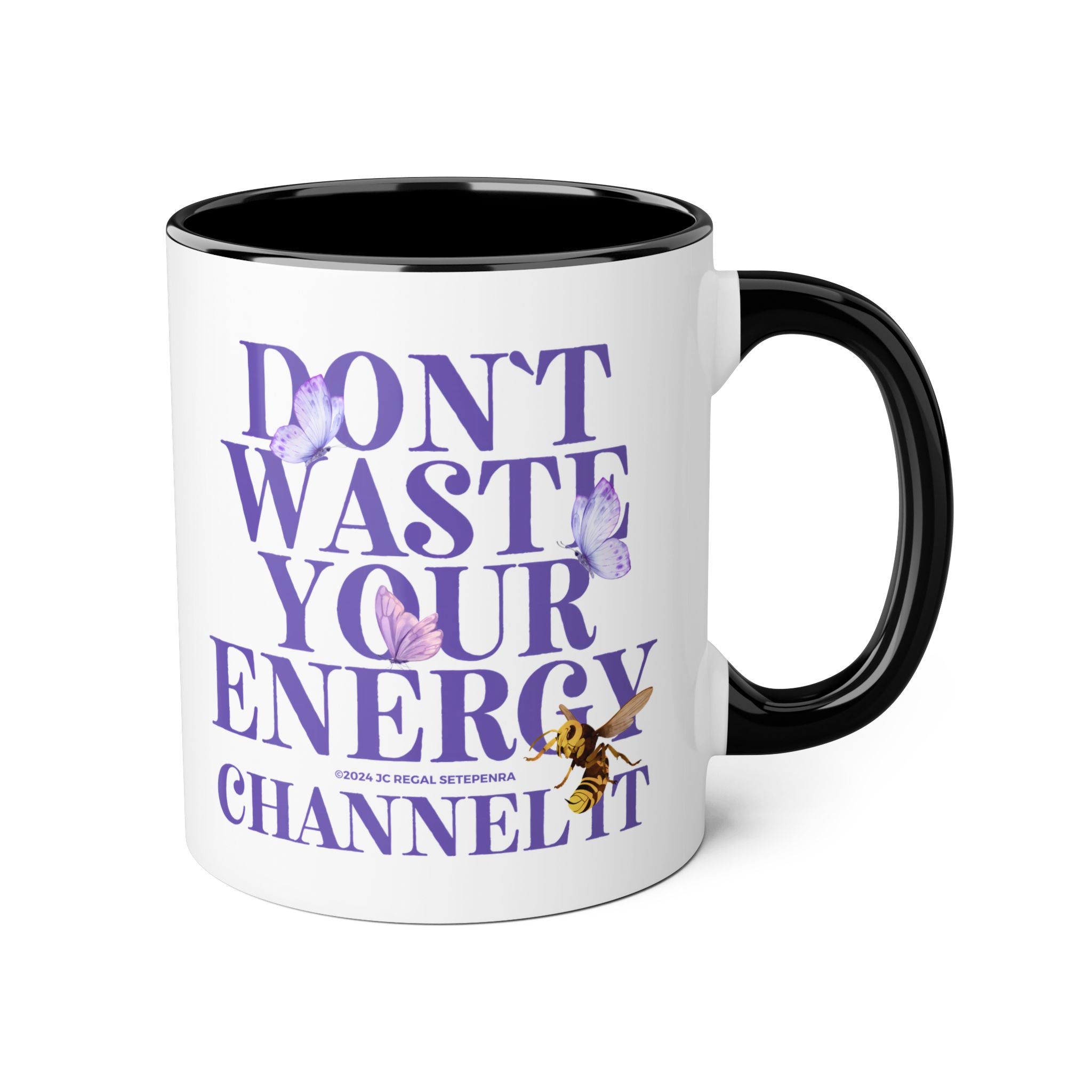 Channel It Accent Mug, 11oz (Various Colors)