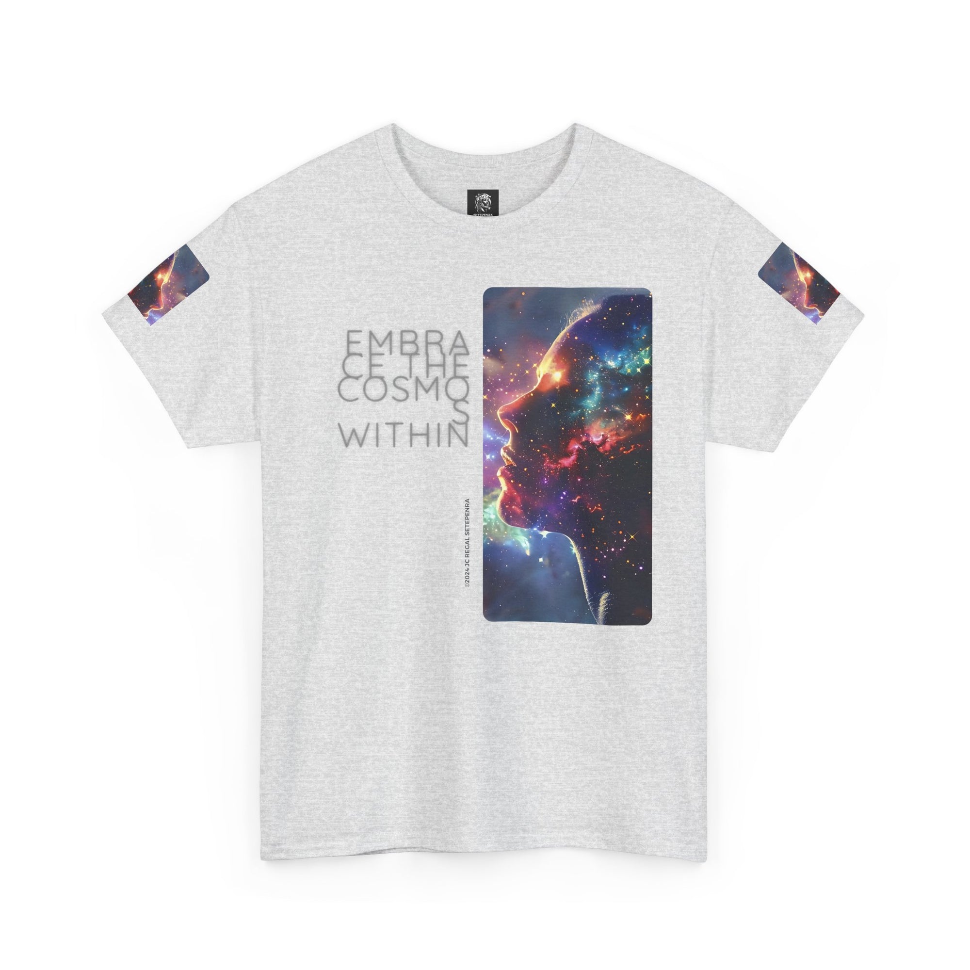 Embrace The Cosmos Within Unisex Heavy Cotton Tee