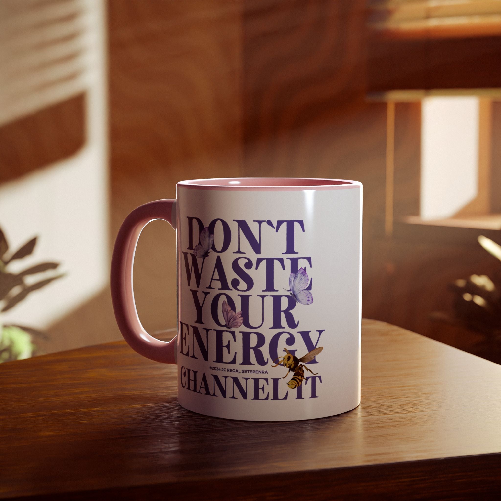 Channel It Accent Mug, 11oz (Various Colors)