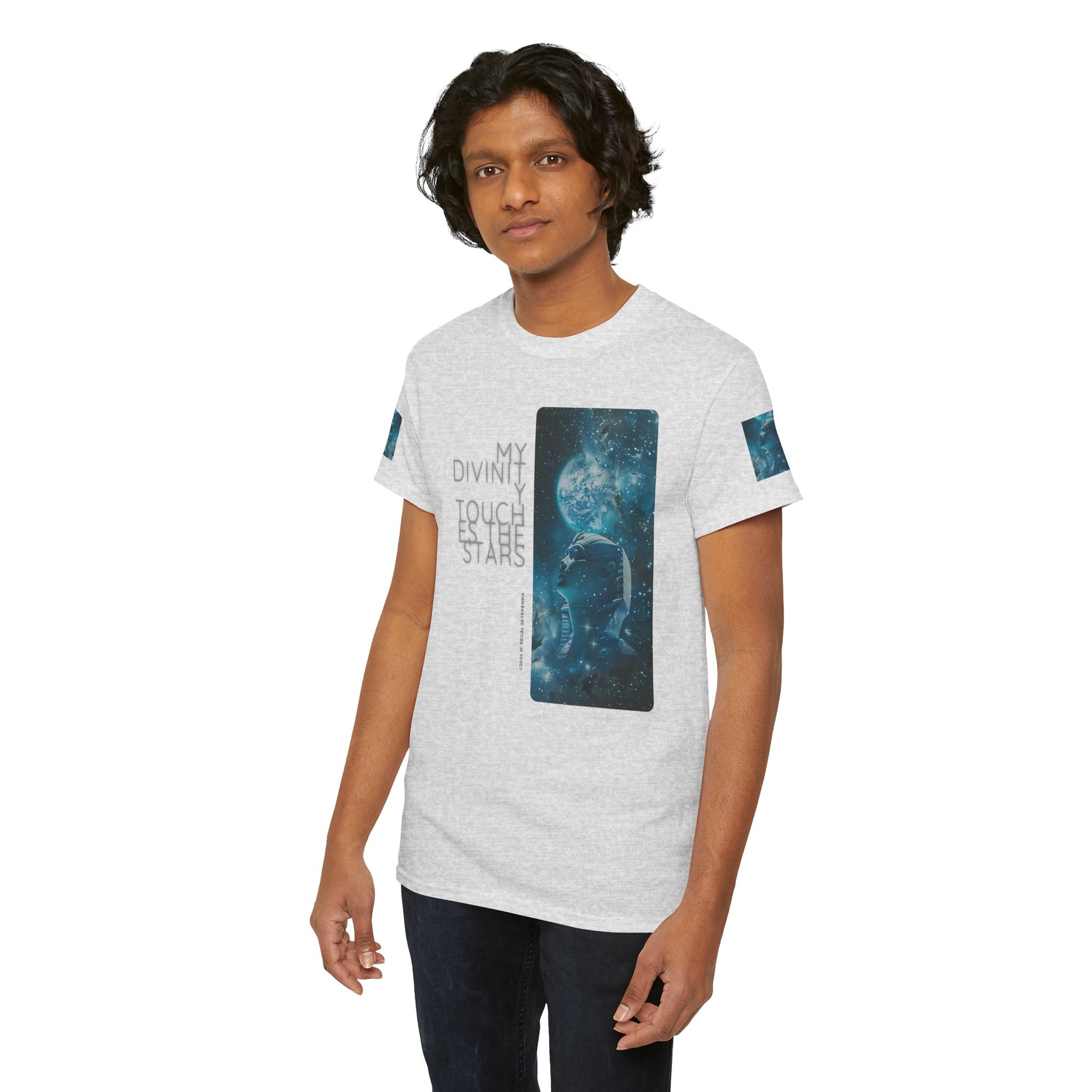 My Divinity Touches The Stars Unisex Heavy Cotton Tee