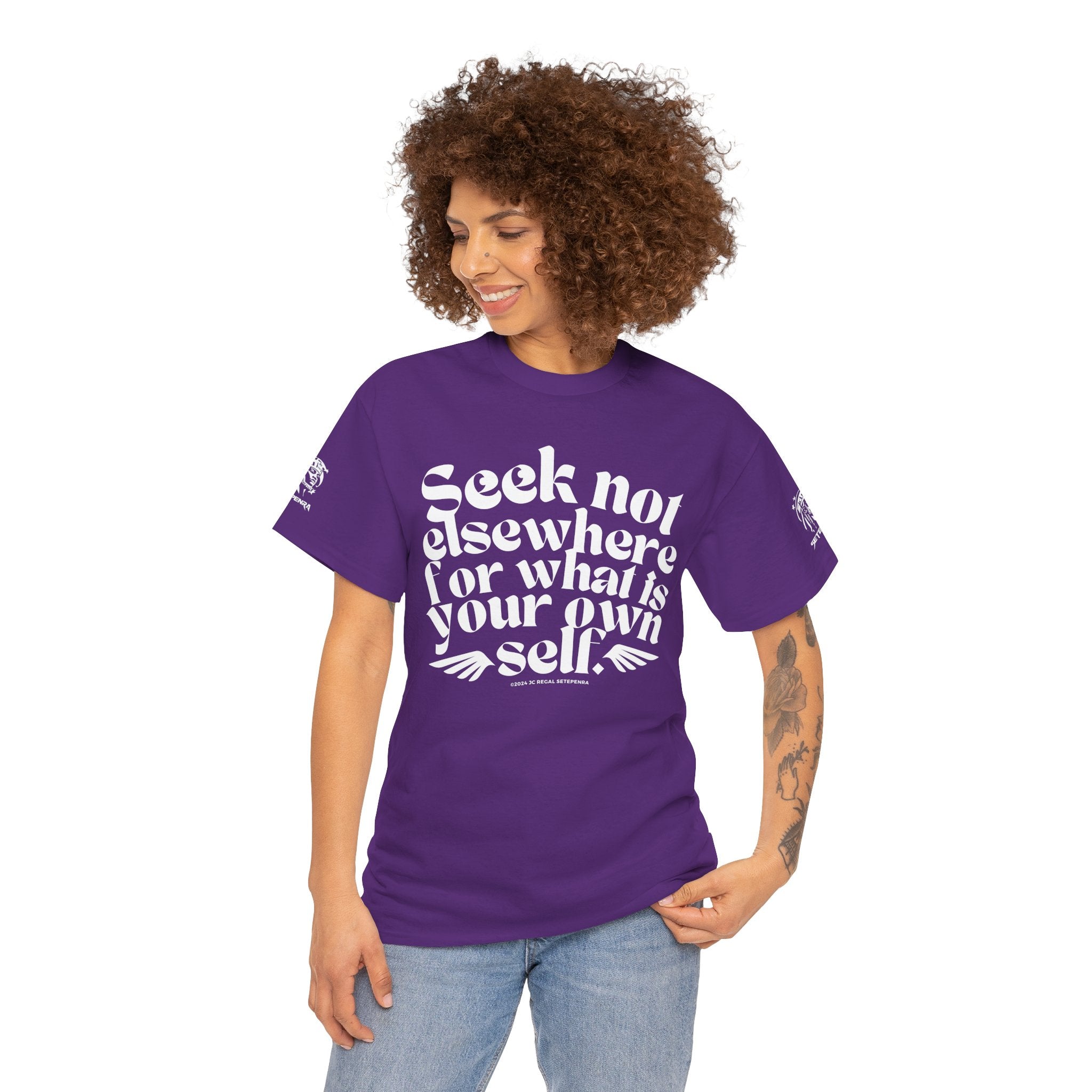 Seek Not Elsewhere Unisex Heavy Cotton Tee