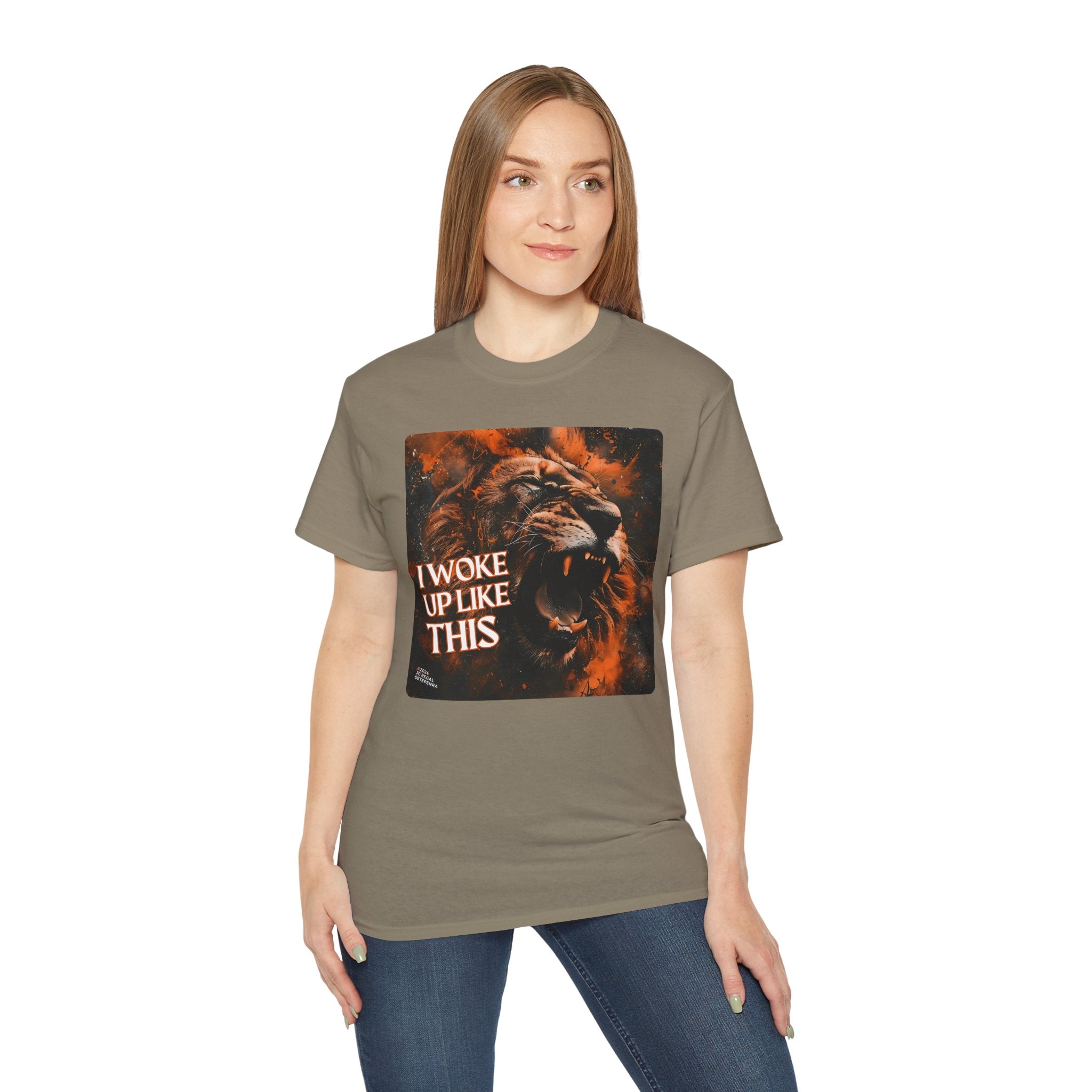 I Woke Up Like This (Roaring Edition 1) Unisex Ultra Cotton Tee