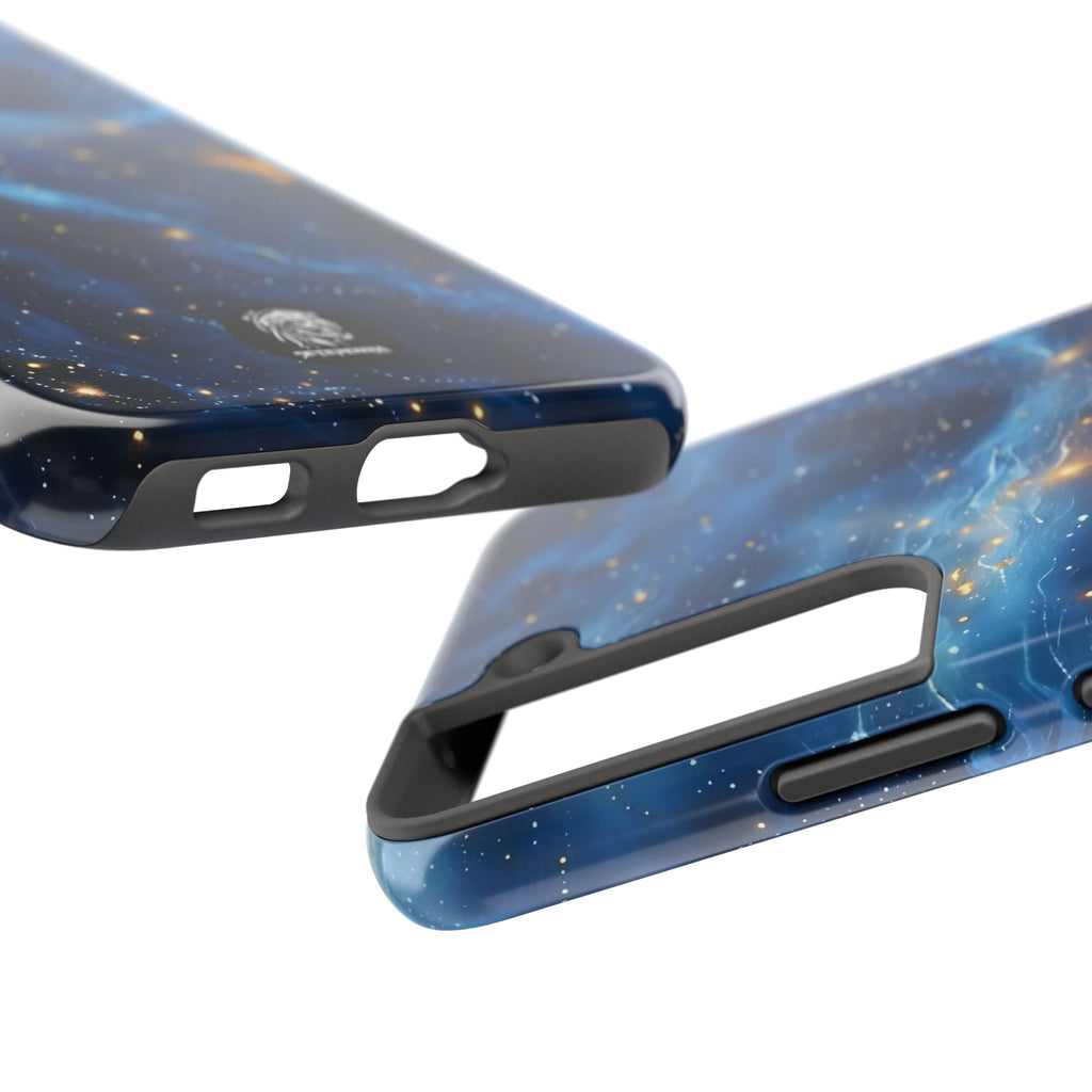 Blue Cosmos Tough Phone Case (For iPhone, Galaxy & More)