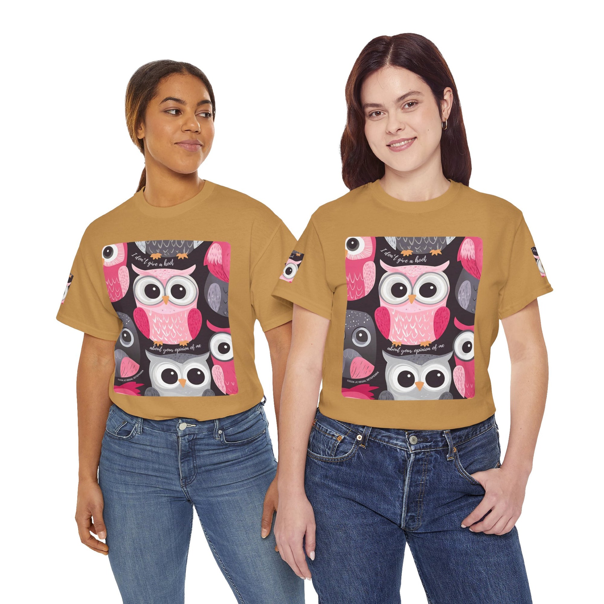 Don't Give A Hoot Unisex Heavy Cotton Tee