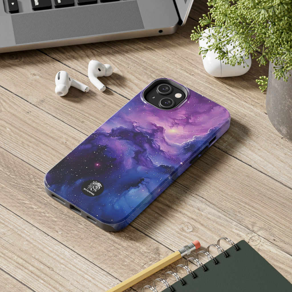 Purple Cosmos Tough Phone Case (For iPhone, Galaxy & More)