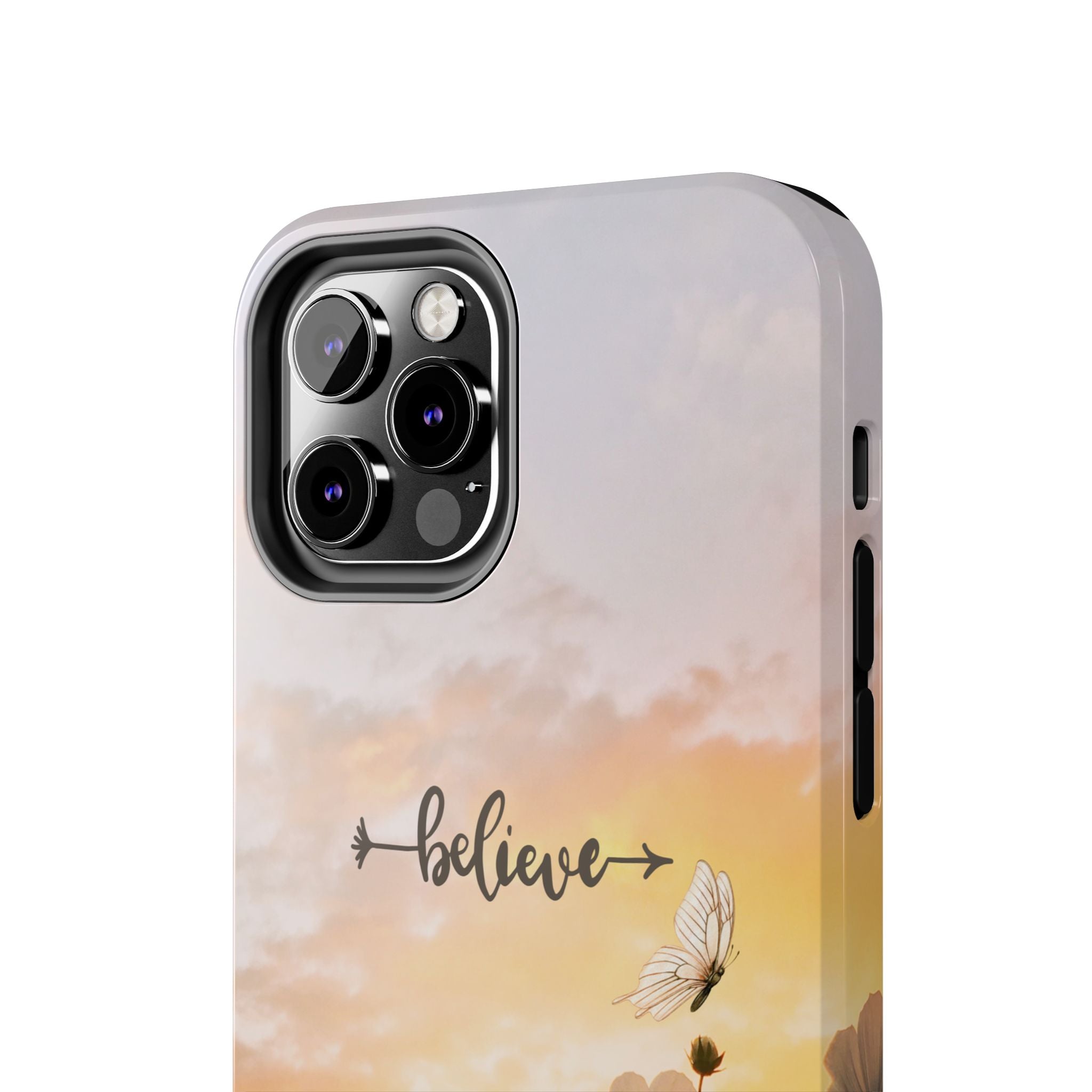 Believe Tough Phone Case (For iPhone, Galaxy & More) - Aesthetic Flower