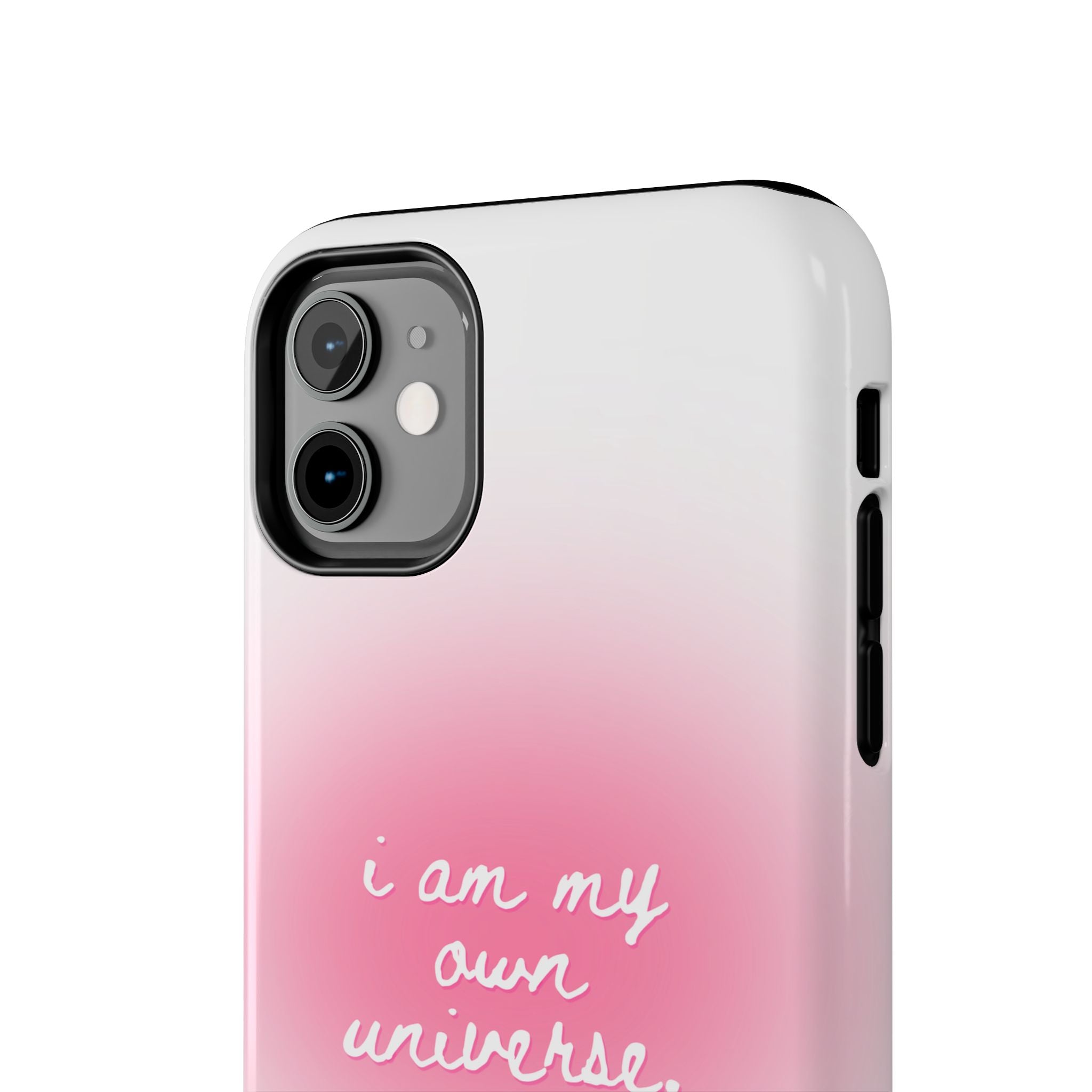 I Am My Own Universe Tough Phone Case (For iPhone, Galaxy & More) - White