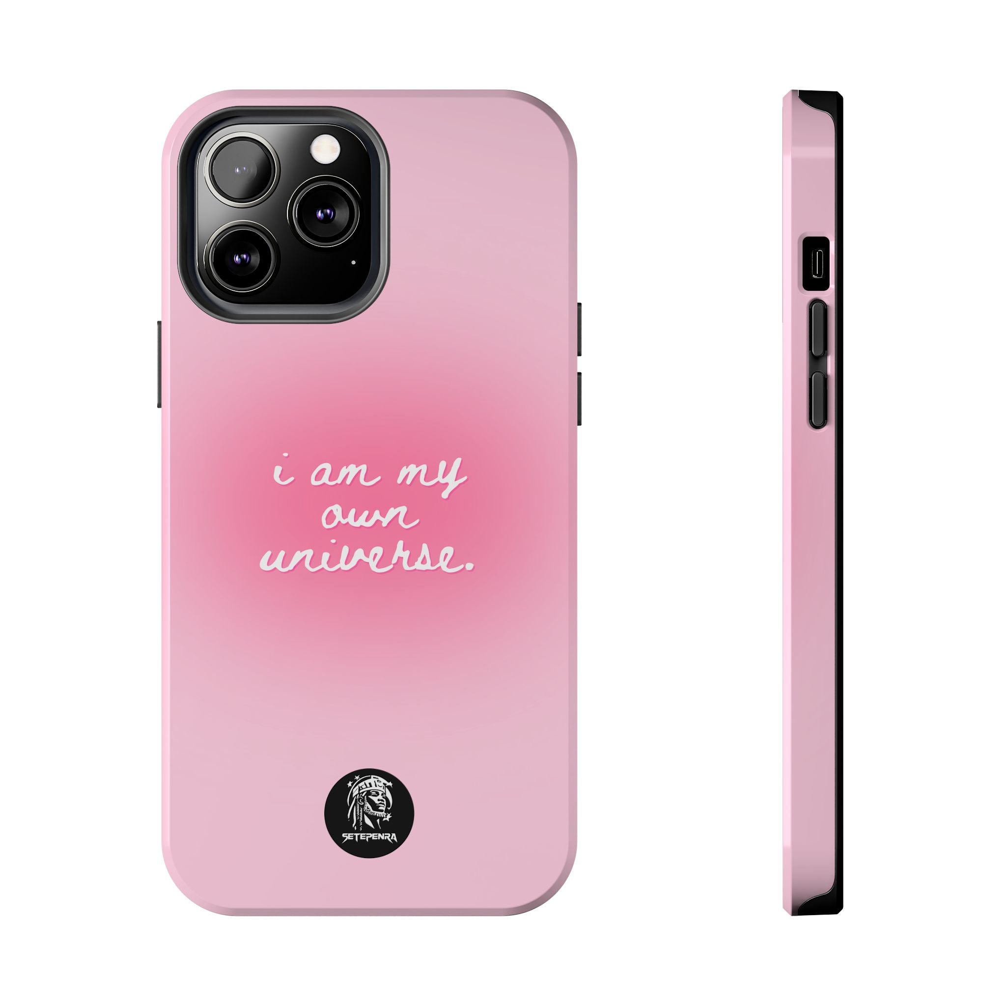 I Am My Own Universe Tough Phone Case (For iPhone, Galaxy & More) - Light Pink SETEPENRA Phone Case.