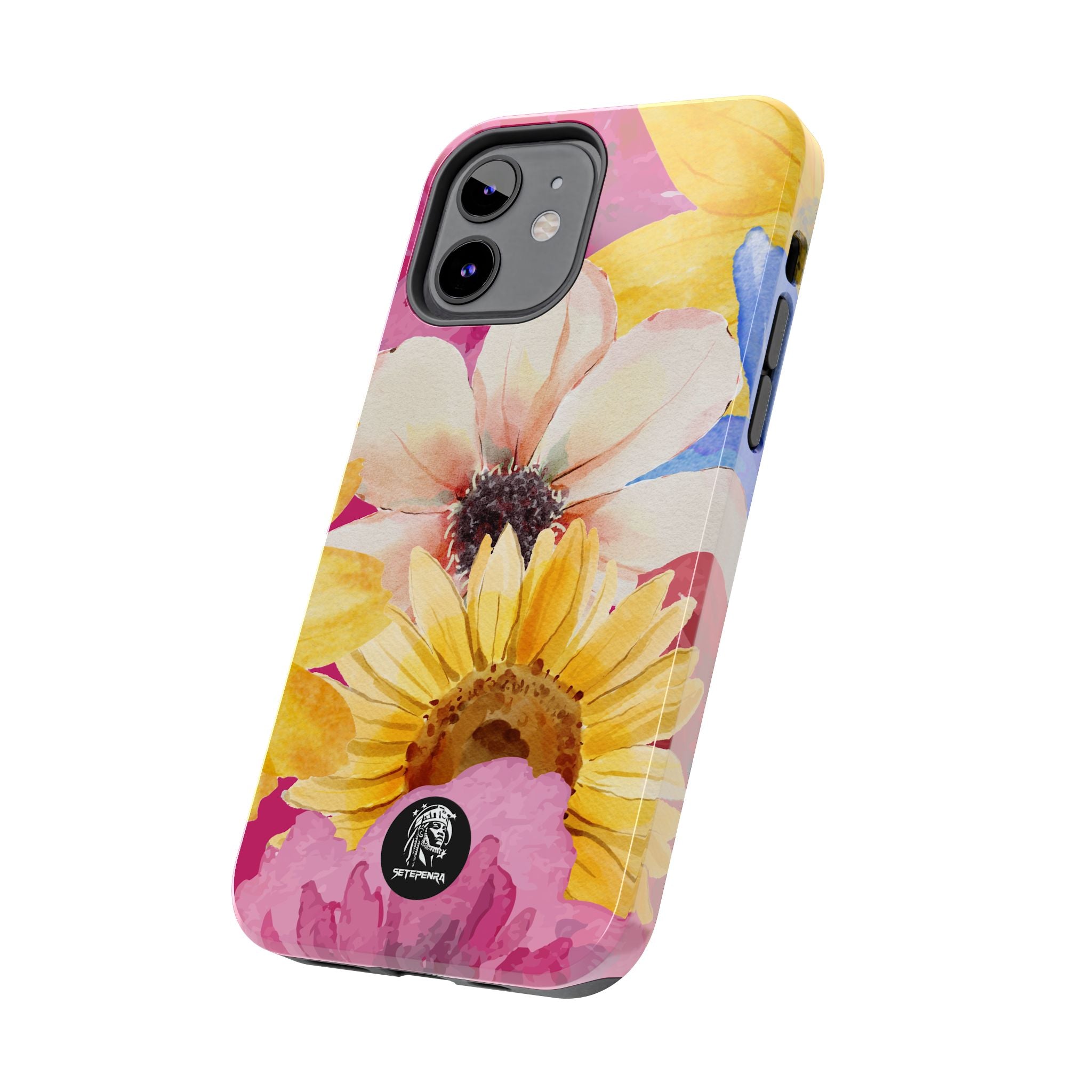 Watercolor Flowers Tough Phone Case (For iPhone, Galaxy & More)