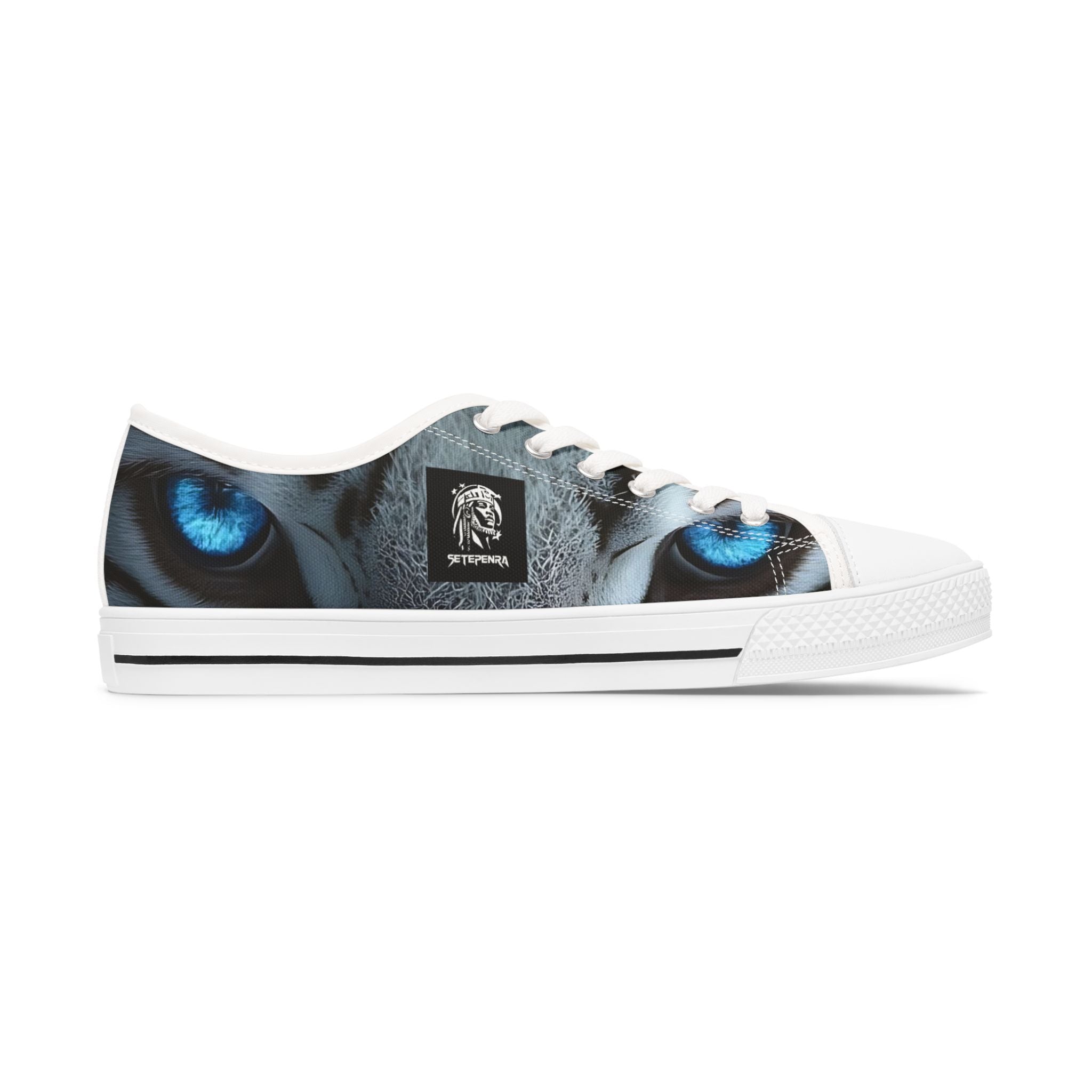 Primal Power Women's Low Top Sneakers - White Tiger (2nd Edition) SETEPENRA Shoes.