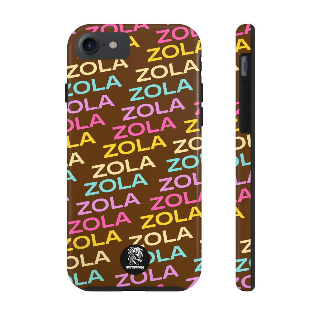 Zola Tough Phone Case (For iPhone, Galaxy & More) - Brown SETEPENRA Phone Case.