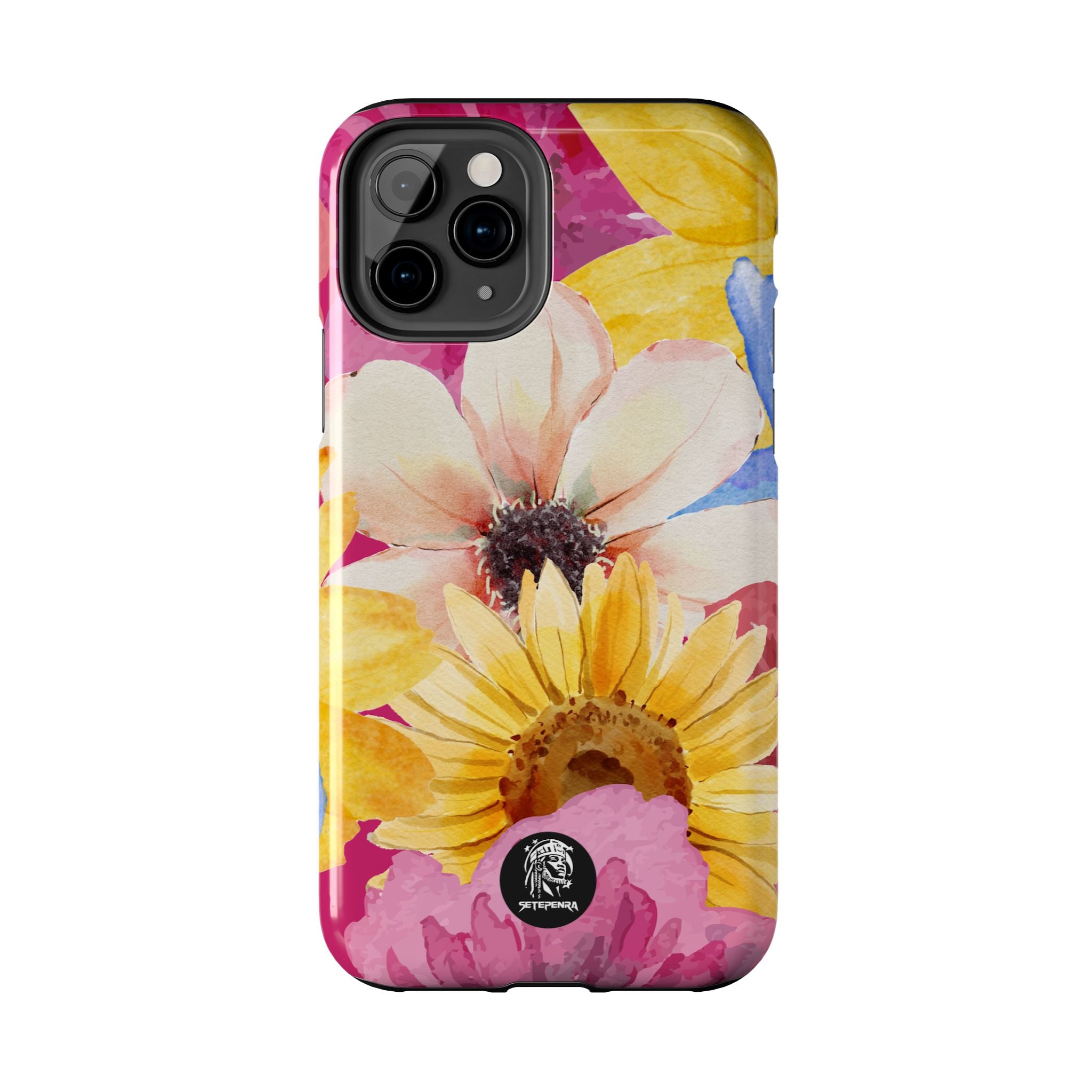 Watercolor Flowers Tough Phone Case (For iPhone, Galaxy & More)