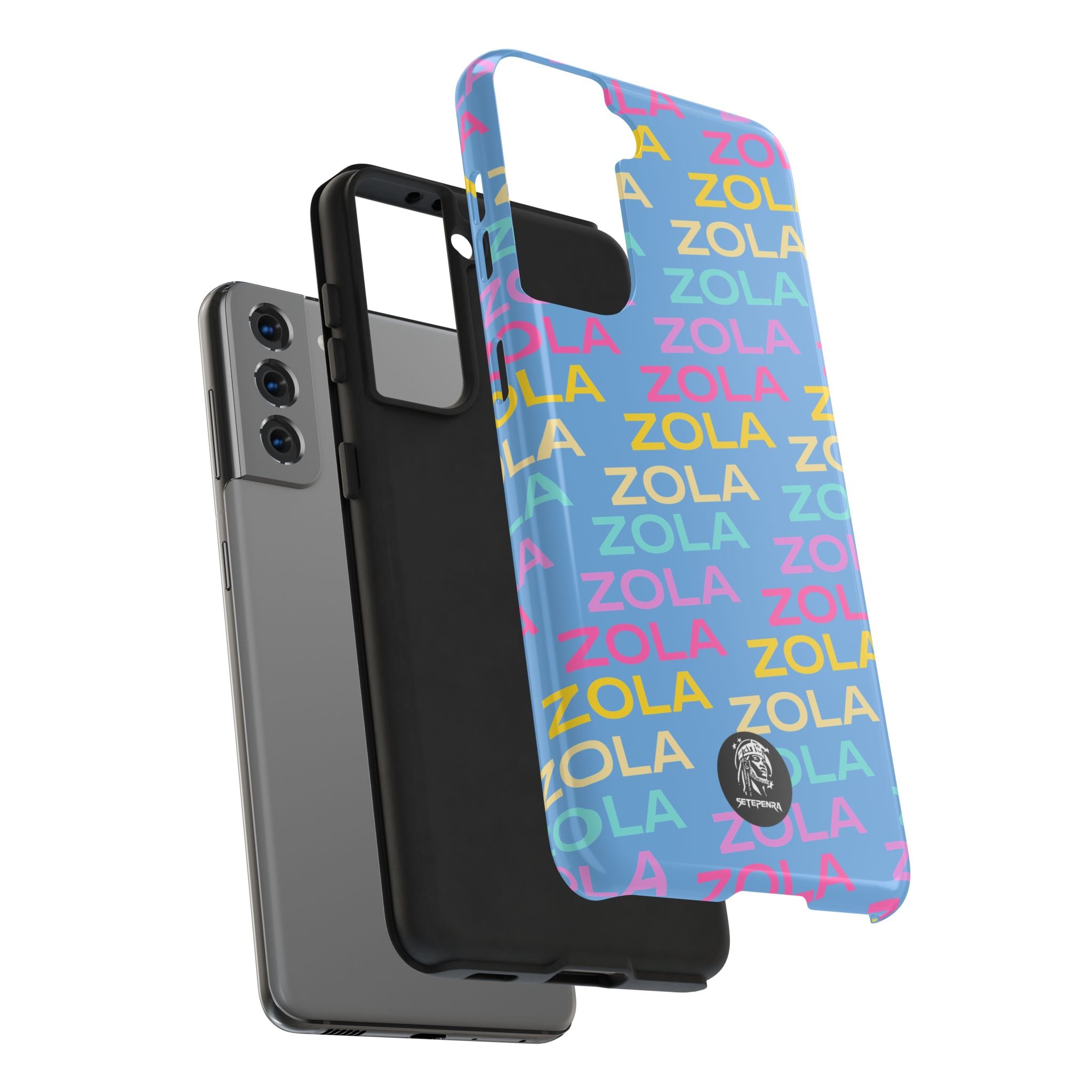 Zola Tough Phone Case (For iPhone, Galaxy & More) - Light Blue