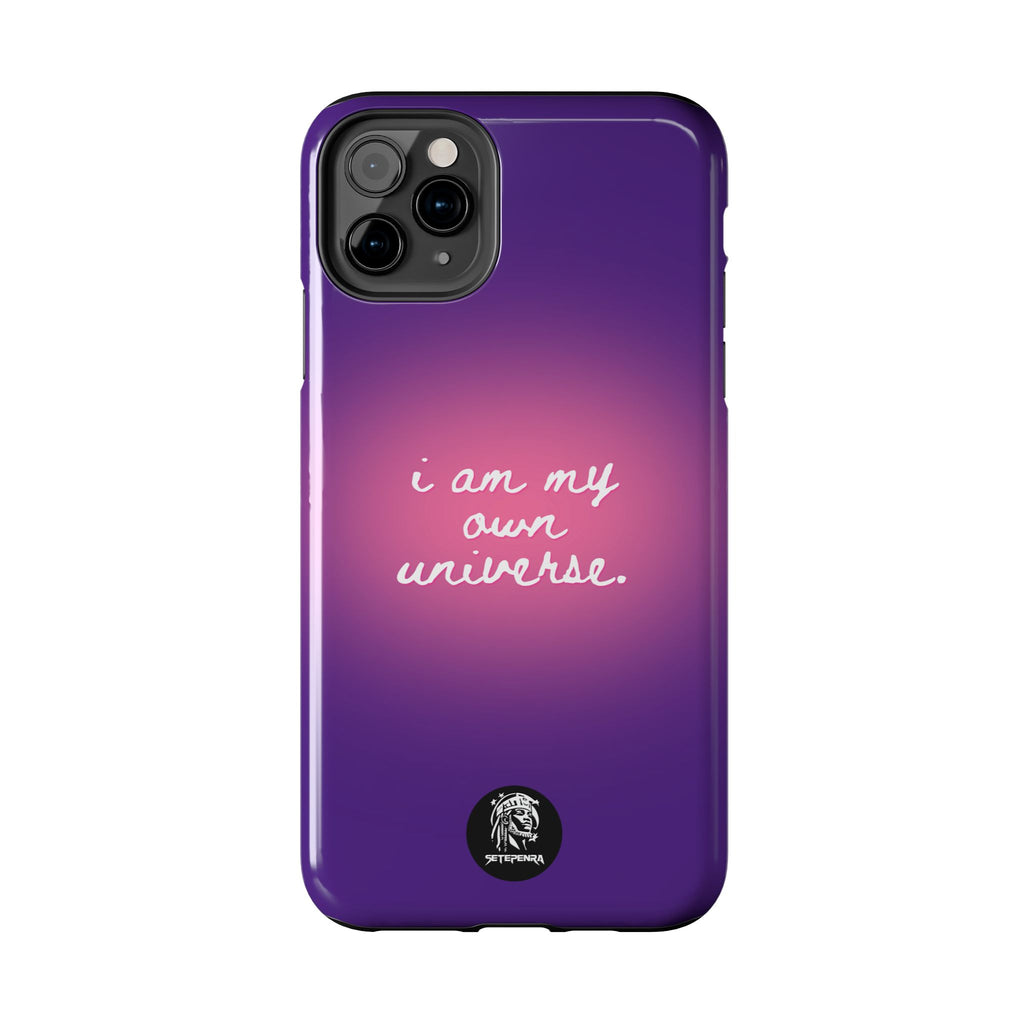 I Am My Own Universe Tough Phone Case (For iPhone, Galaxy & More) - Purple