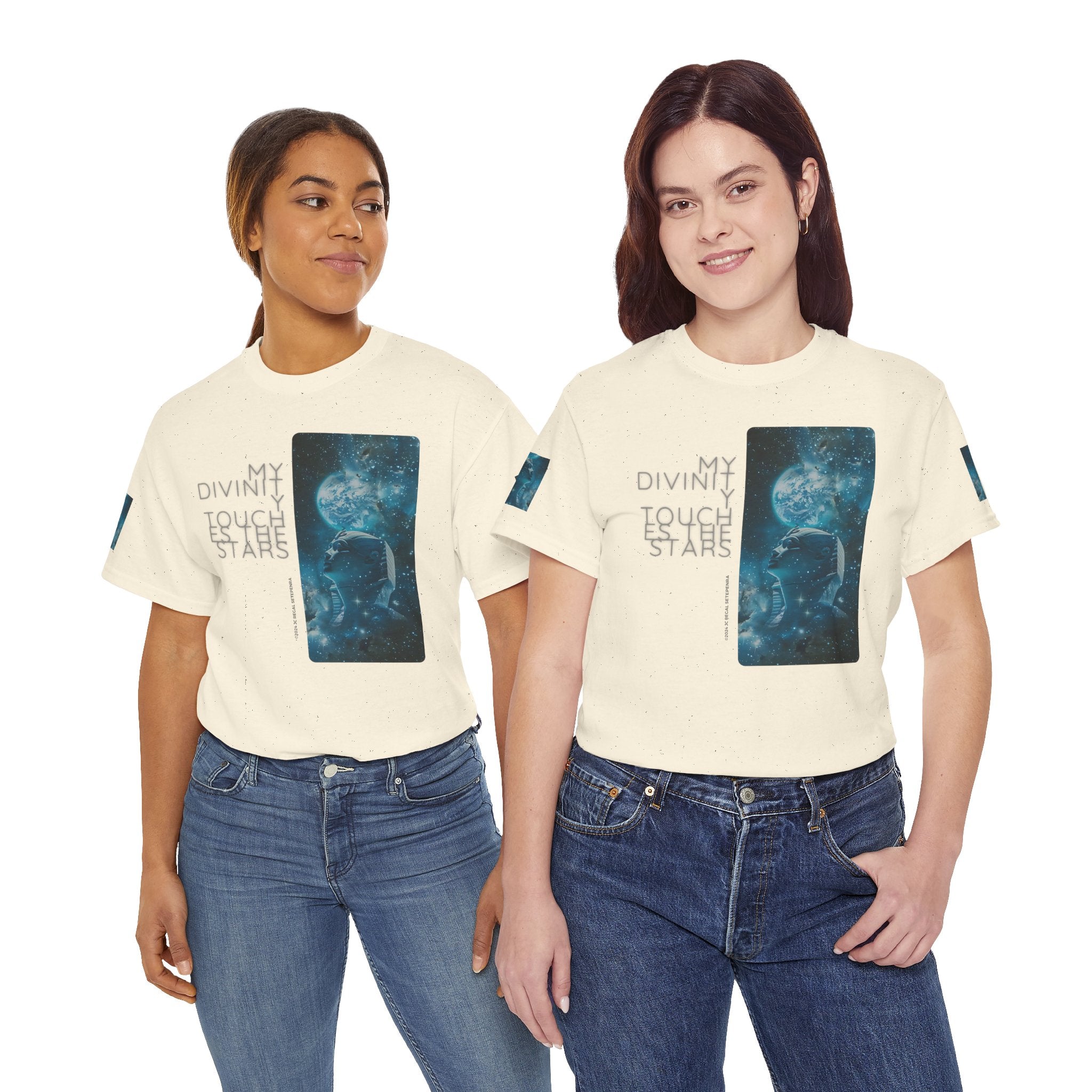 My Divinity Touches The Stars Unisex Heavy Cotton Tee