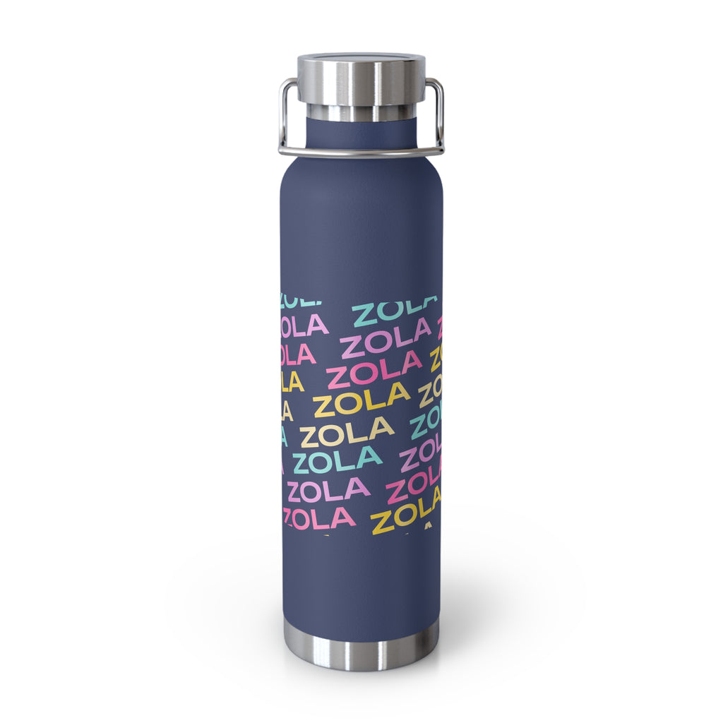 Zola Copper Vacuum Insulated Bottle, 22oz SETEPENRA Mug.