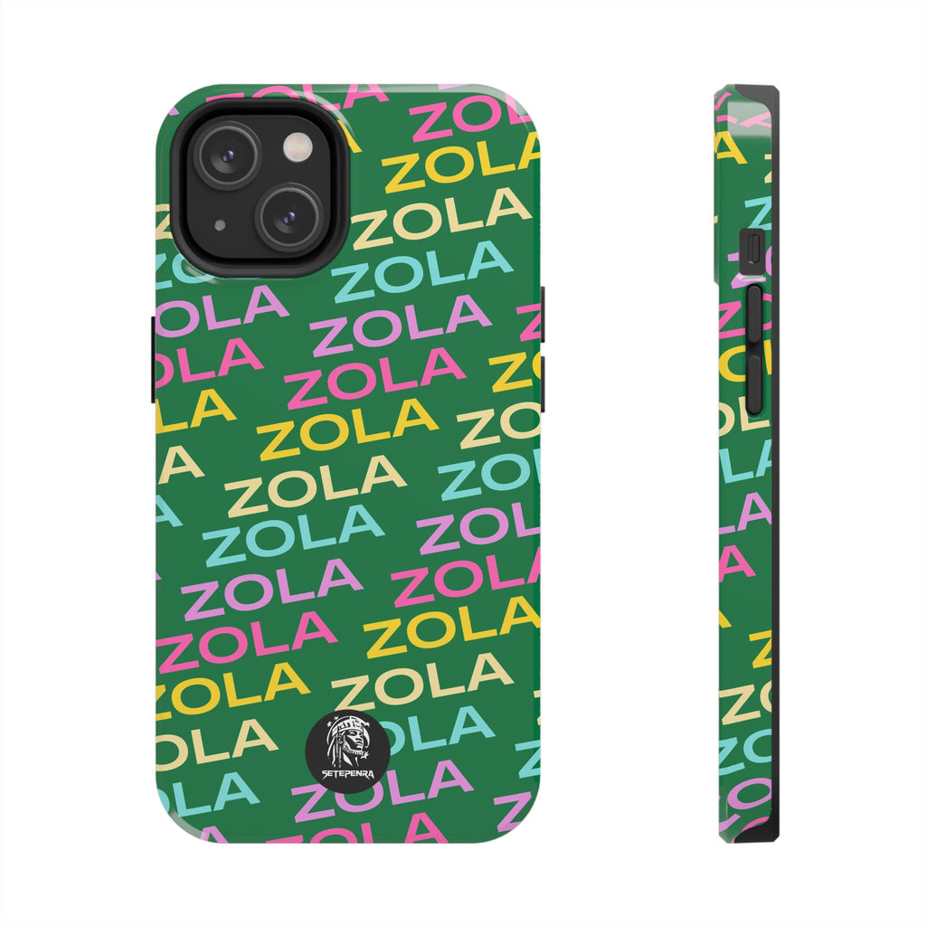 Zola Tough Phone Case (For iPhone, Galaxy & More) - Dark Green SETEPENRA Phone Case.
