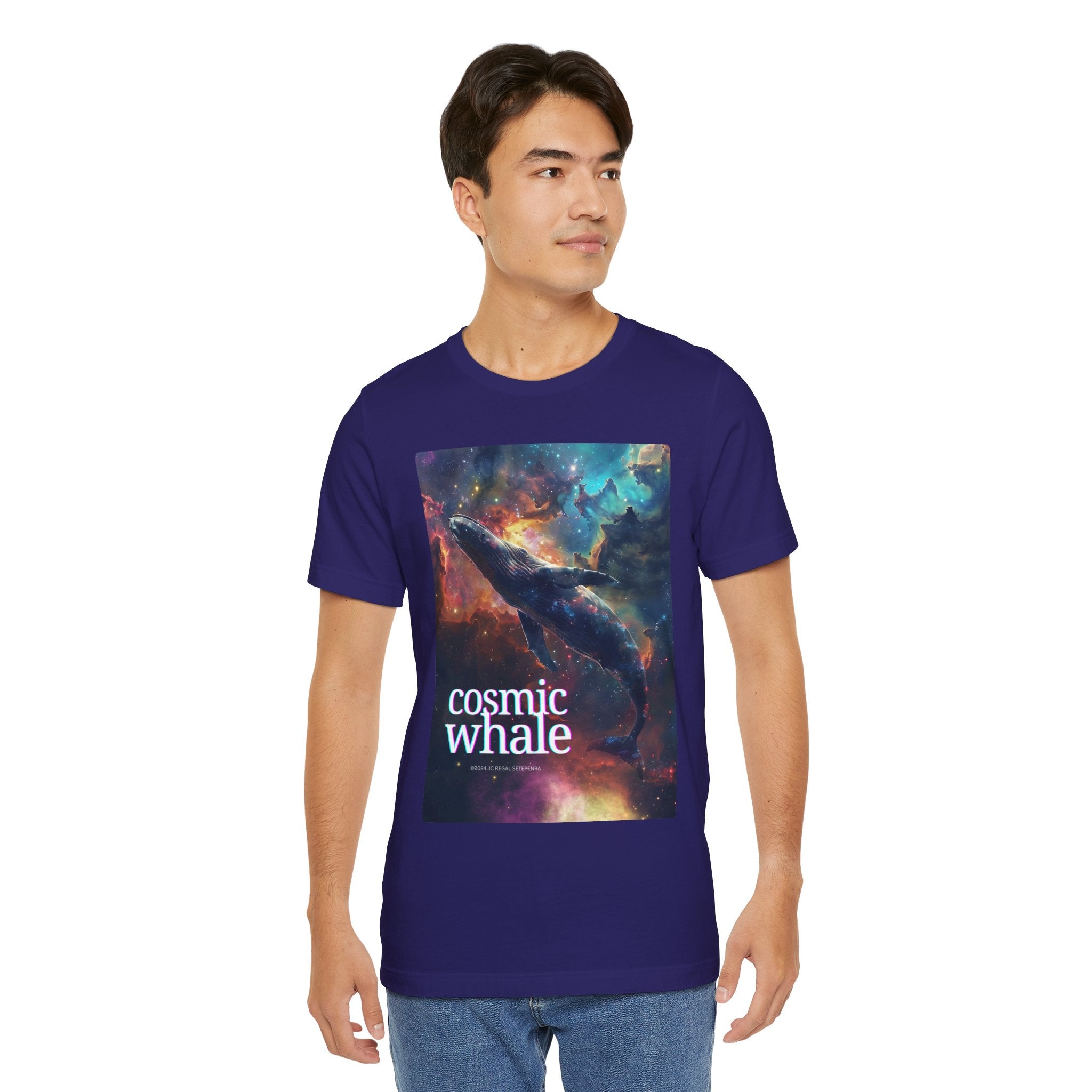 Cosmic Whale Unisex Jersey Short Sleeve Tee